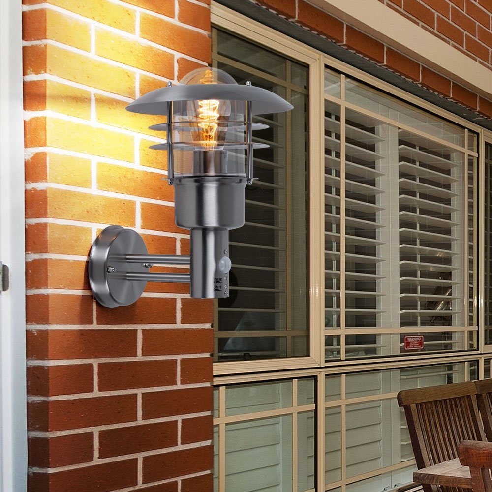 Wandleuchte Leuchtmittel inklusive, WOFI Außen-Wandleuchte, Terrassenleuchte Laterne Wandlampe nicht Balkonlampe