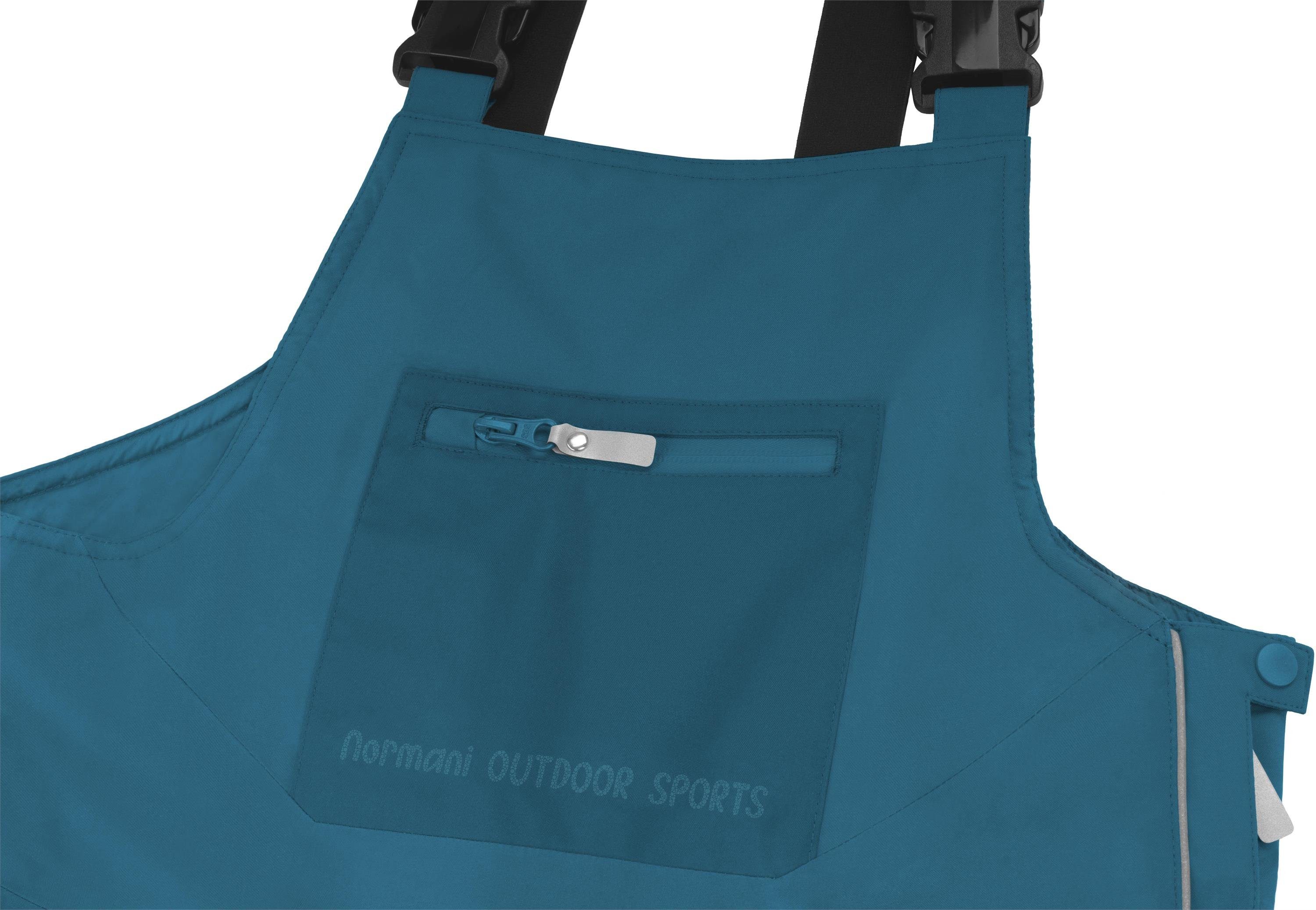 normani Schneehose Kinder Winter Latzhose Paulatuk Wasserdichte Winterhose Thermohose gefütterte Skihose