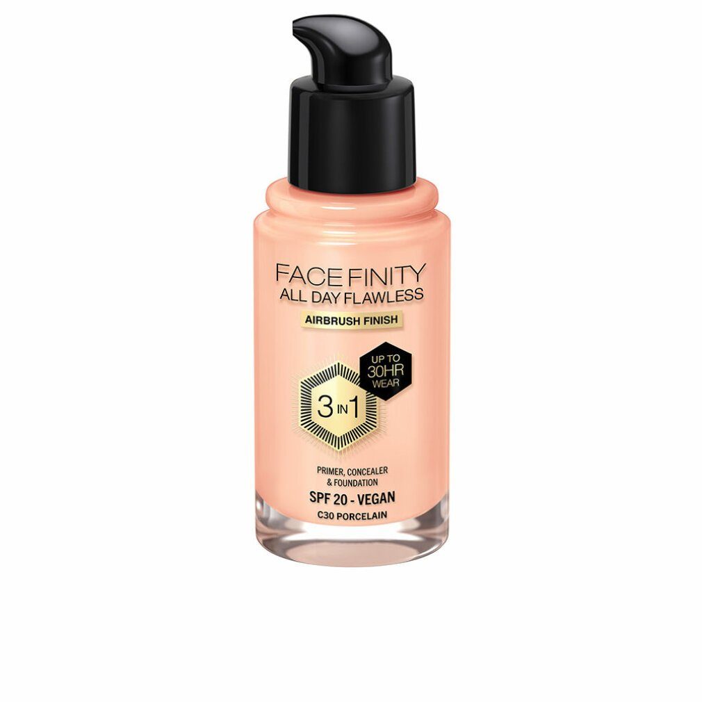 MAX FACTOR Foundation Facefinity All Day Flawless 3 In 1 Foundation C30-Porcelain 30ml