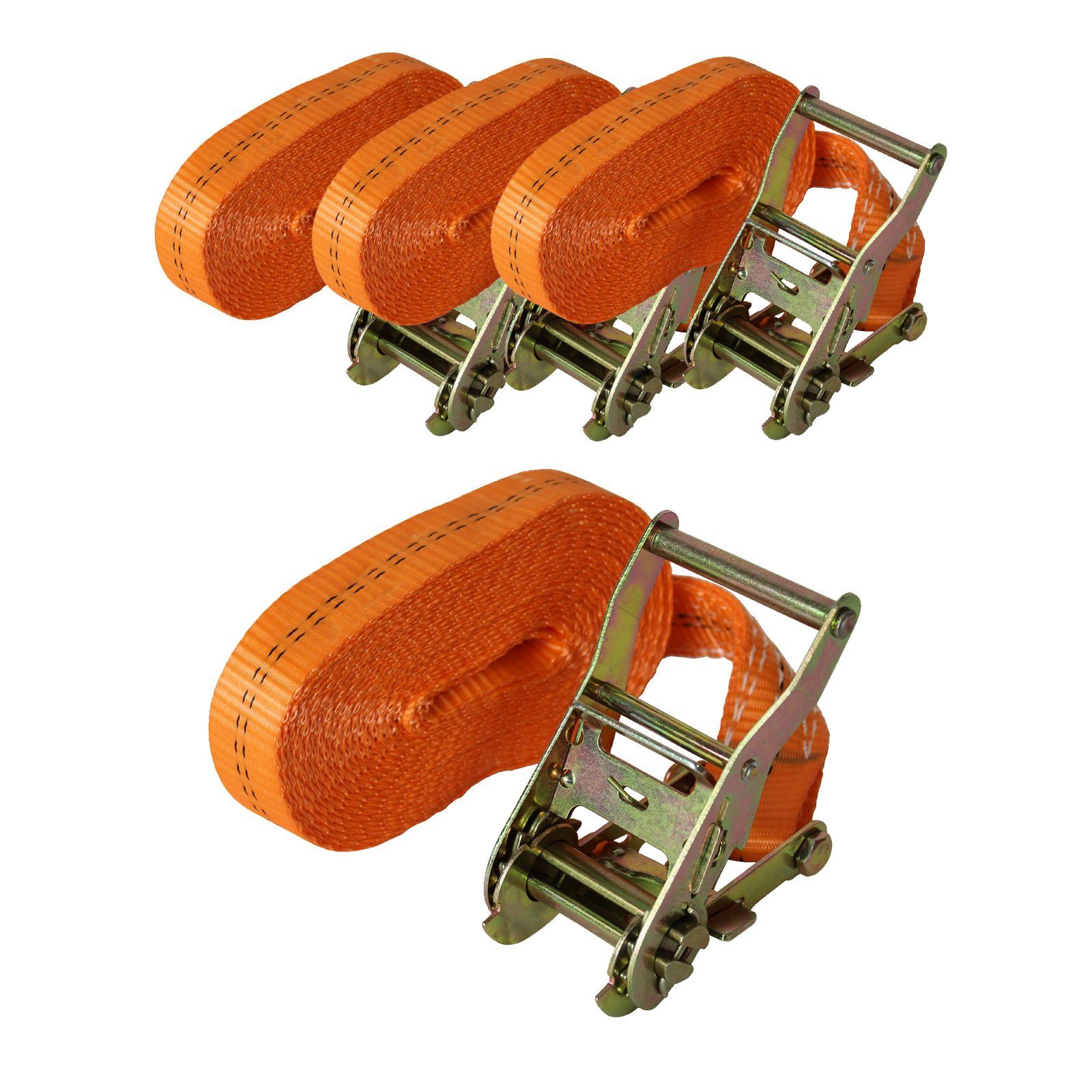 Spanngurt 4x Profi Ratschen Spanngurt Spanngurte Zurrgurt 1-tlg 6m 2t 2to 2000kg