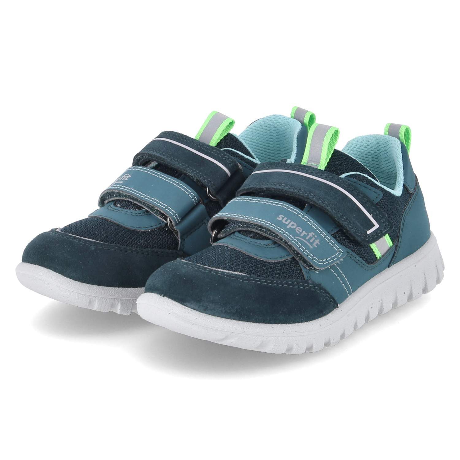 Superfit Superfit 1-006203-7010 Jungen Textil & Synthetik gruen Schnürschuh