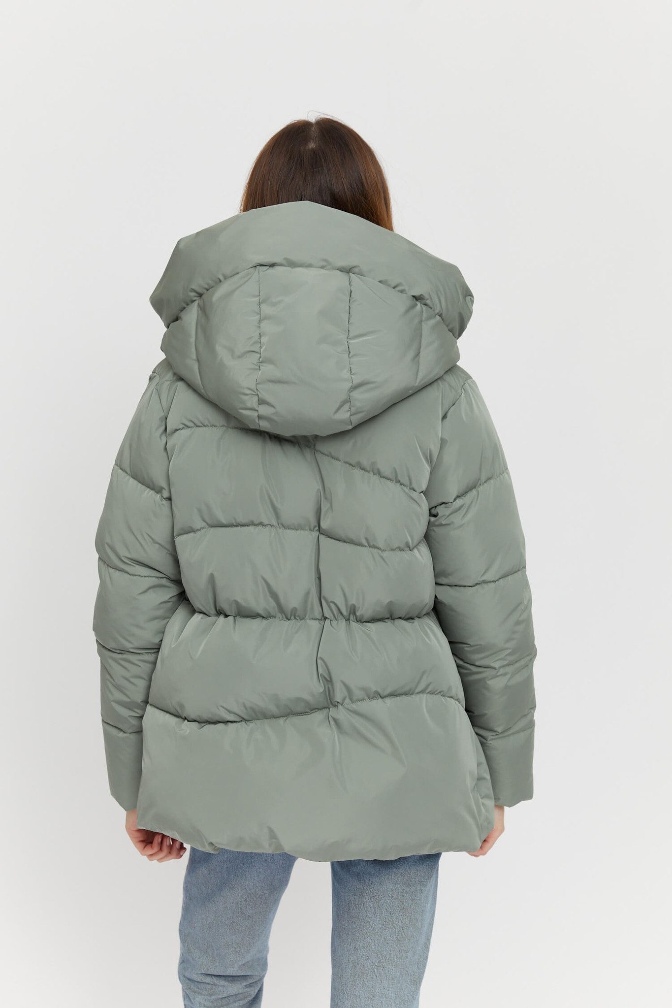 MAZINE Winterjacke WANDA JACKET Grün Vegane Damen Winterjacke