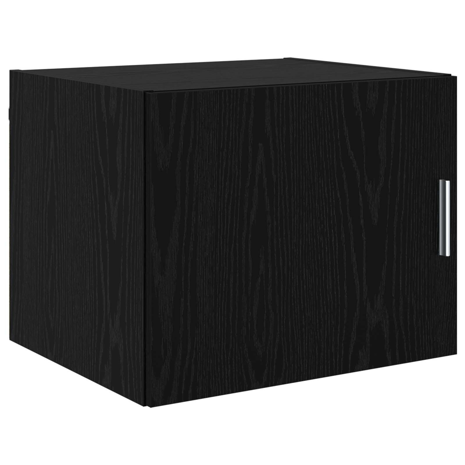 vidaXL Hängeschrank Wandschrank Schwarz Eichen-Optik 50 x 42,5 x 40 cm (1-St)
