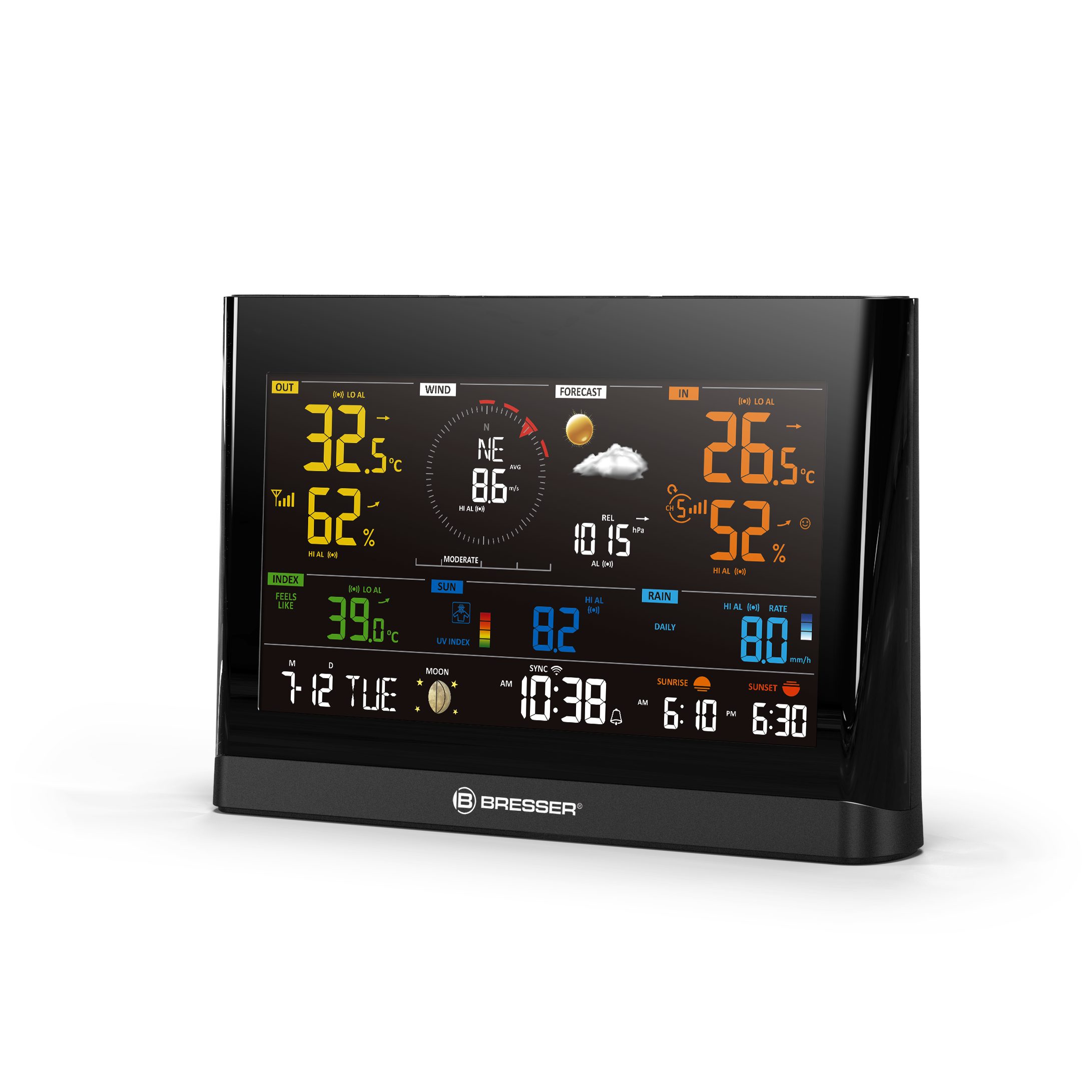 Wetterstation BRESSER zusätzliche / Ersatz-Basisstation für 7003300 WLAN Comfort We…