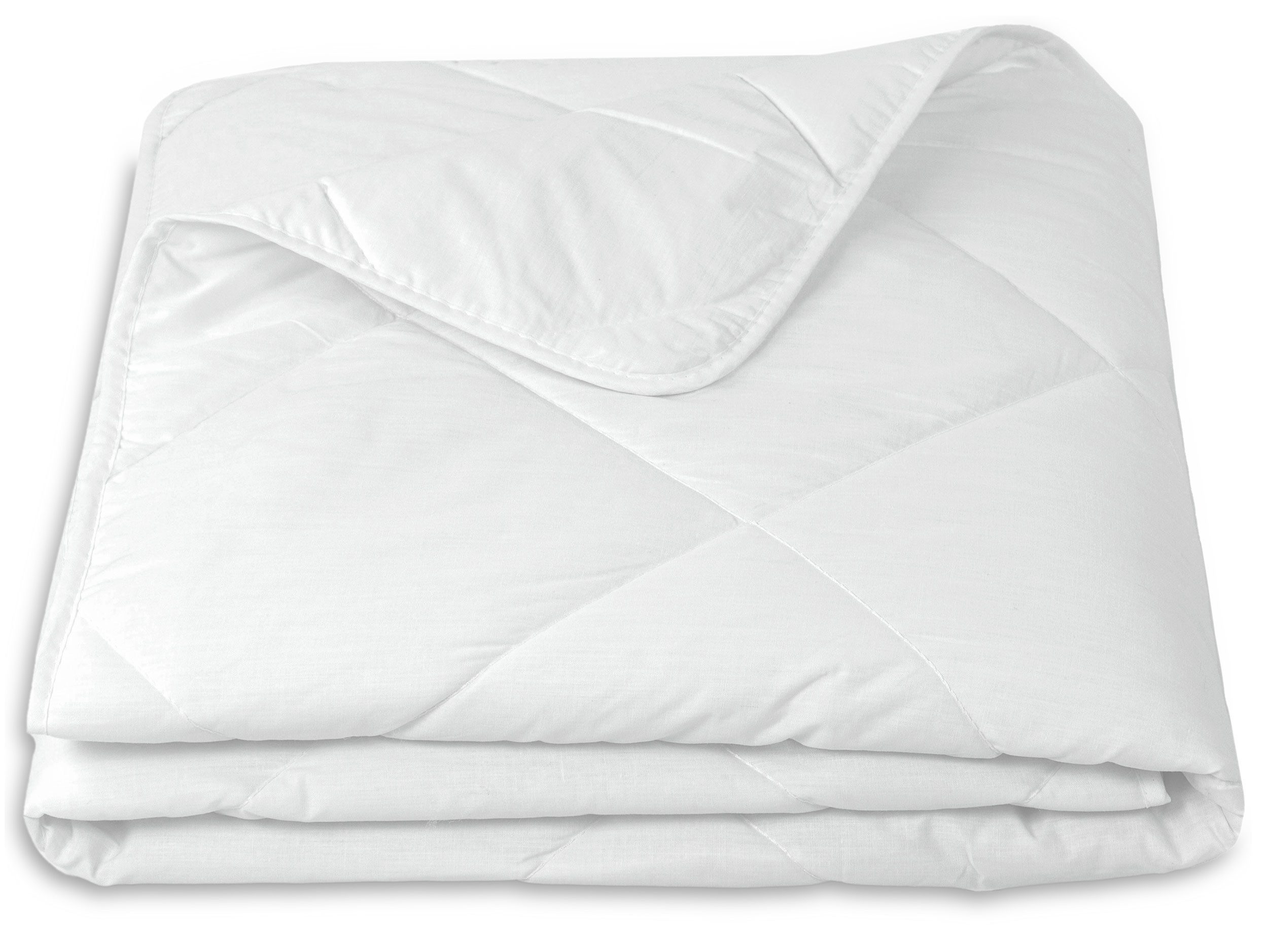 ZOLLNER Microfaserbettdecke, 135 x 200 cm, 50% Polyester, 50% Baumwolle, Hotelqualität