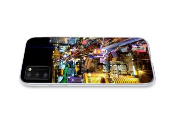 MuchoWow Handyhülle Skyline - Las Vegas - Nacht, Handyhülle Samsung Galaxy A41, Smartphone-Bumper, Print, Handy