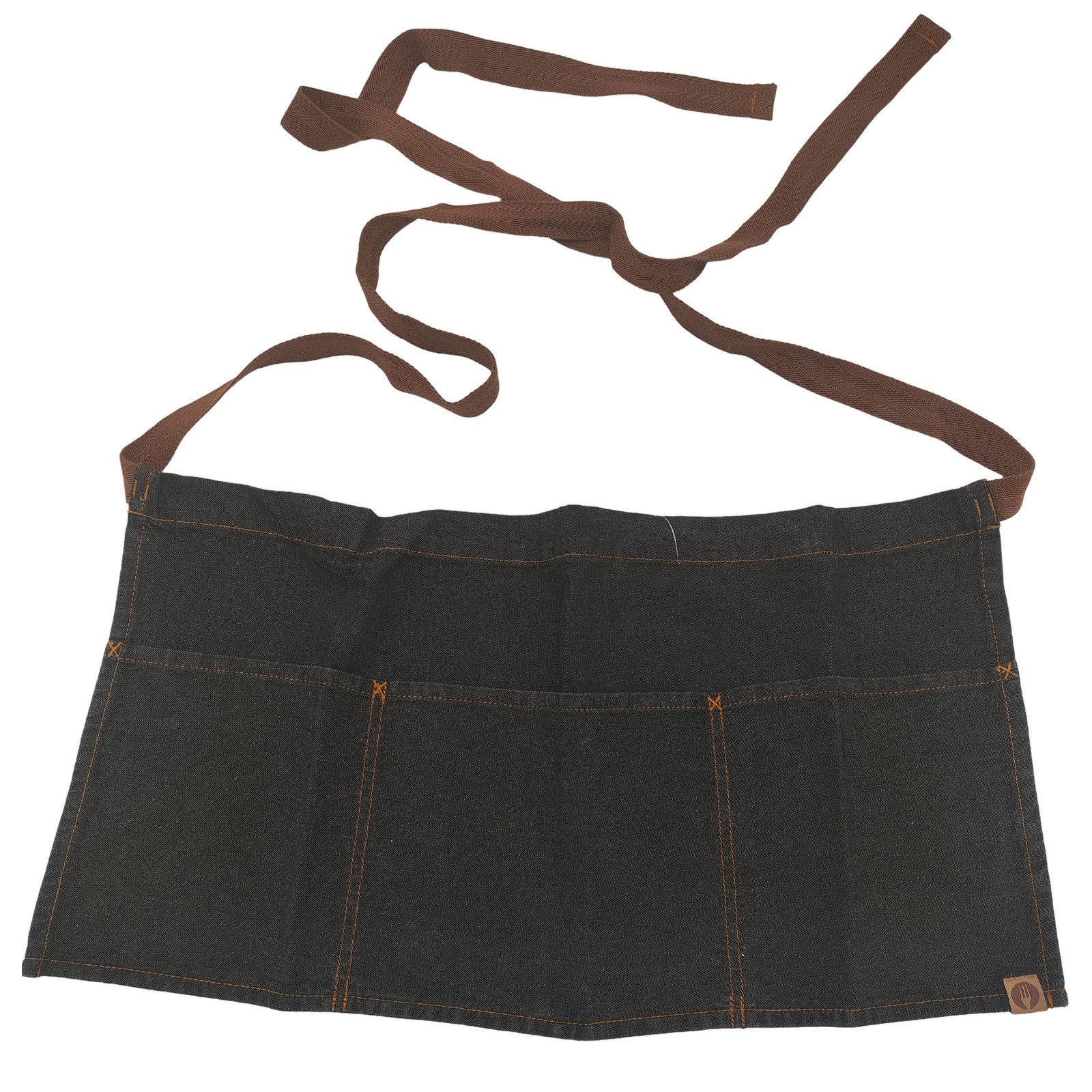 Kochschürze Chef Works Taillenschürze Schürze Schwarz Denim One Size Kochschürze