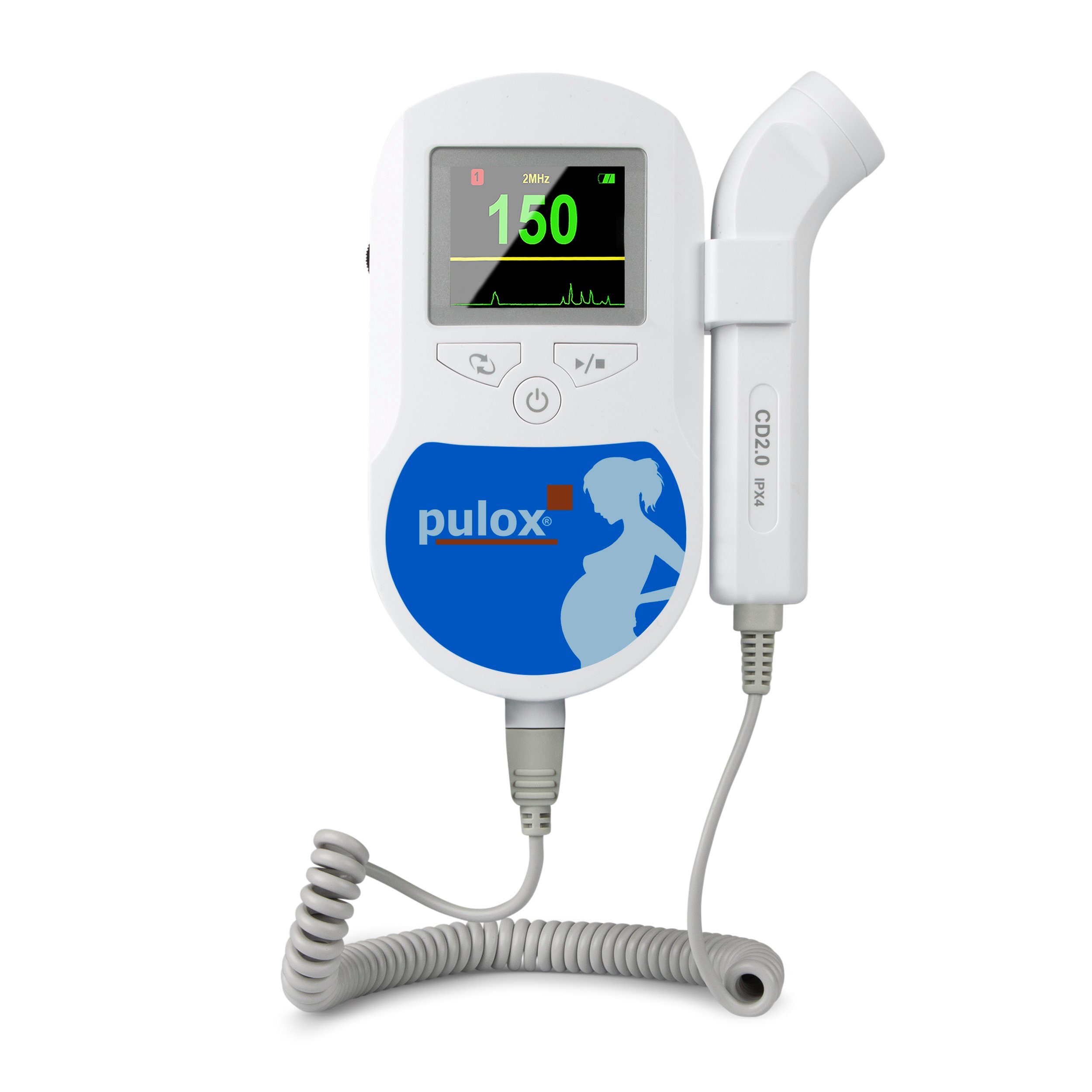 Babyphone Sonotrax C - Ultraschall Fetal-Doppler mit Lautsprecher & TFT-Display