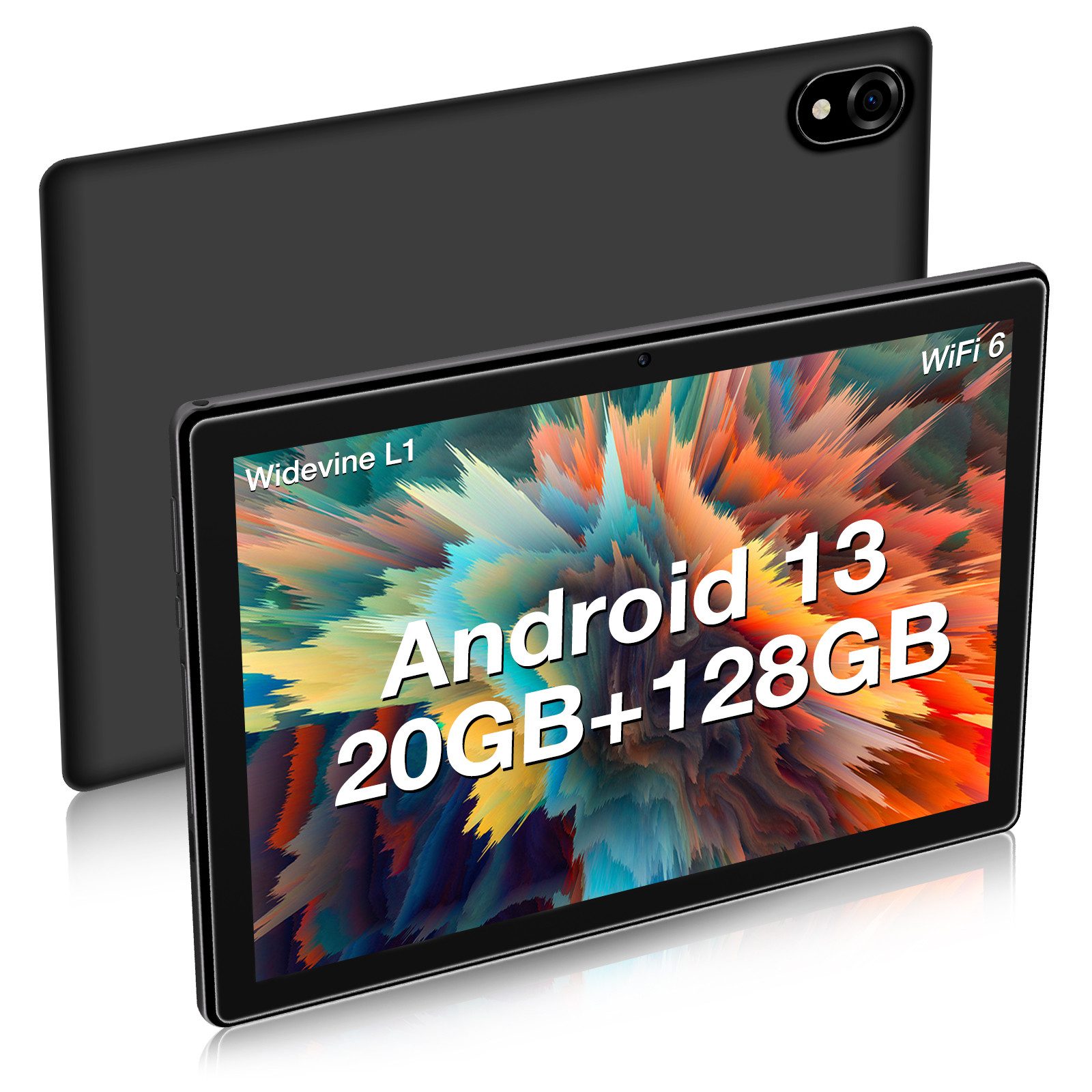 DOOGEE U10 Pro 8GB RAM +128GB ROM(1TB TF), 5060mAh, 10,1 Zoll HD Display Tablet (10,1", 128 GB, 8MP+5MP, BT 5.0, TÜV Augenschutz, WiFi 6, Widevine L1, OTG)