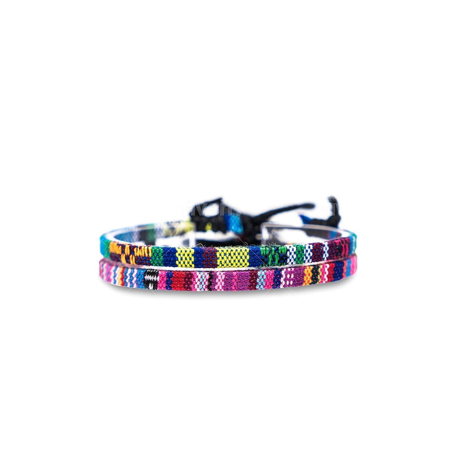 Made by Nami Freundschaftsarmband Surfer Armband 2-er Set Boho Schmuck (Set, 2), Ethno Hippie Style Freundschaftsarmbänder