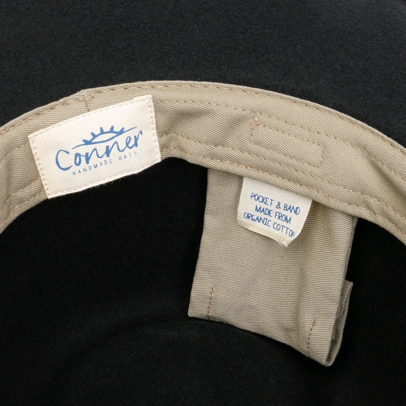 Conner Cowboyhut (1-St) schwarz mit Cowboyhut Lederband