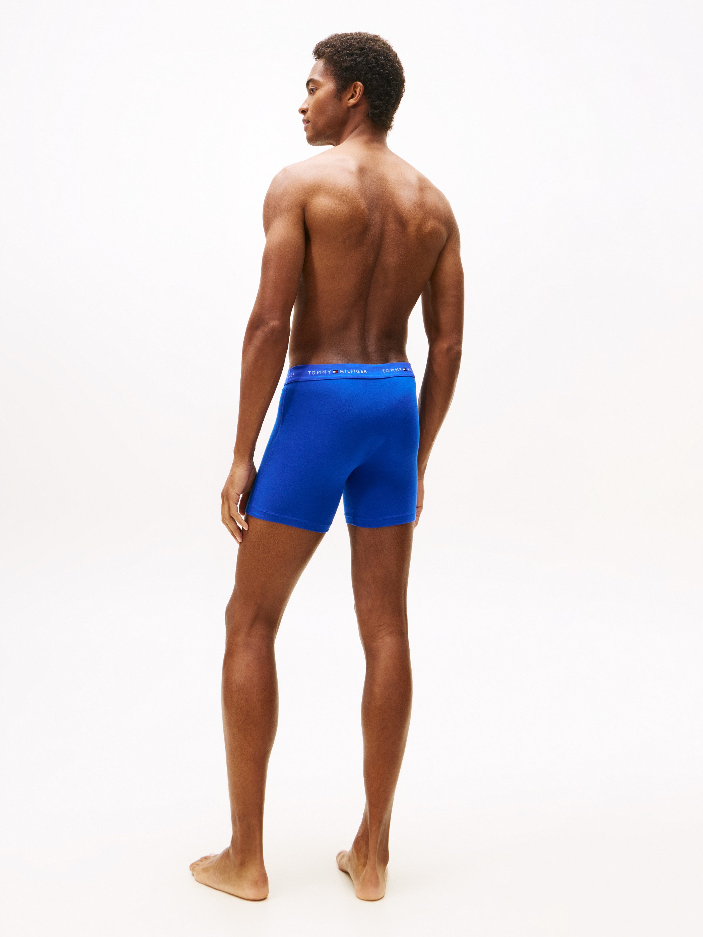 Tommy Hilfiger Underwear Boxershorts 3P BOXER BRIEF DTM (3-St) mit langem Bein, elastischer Bund