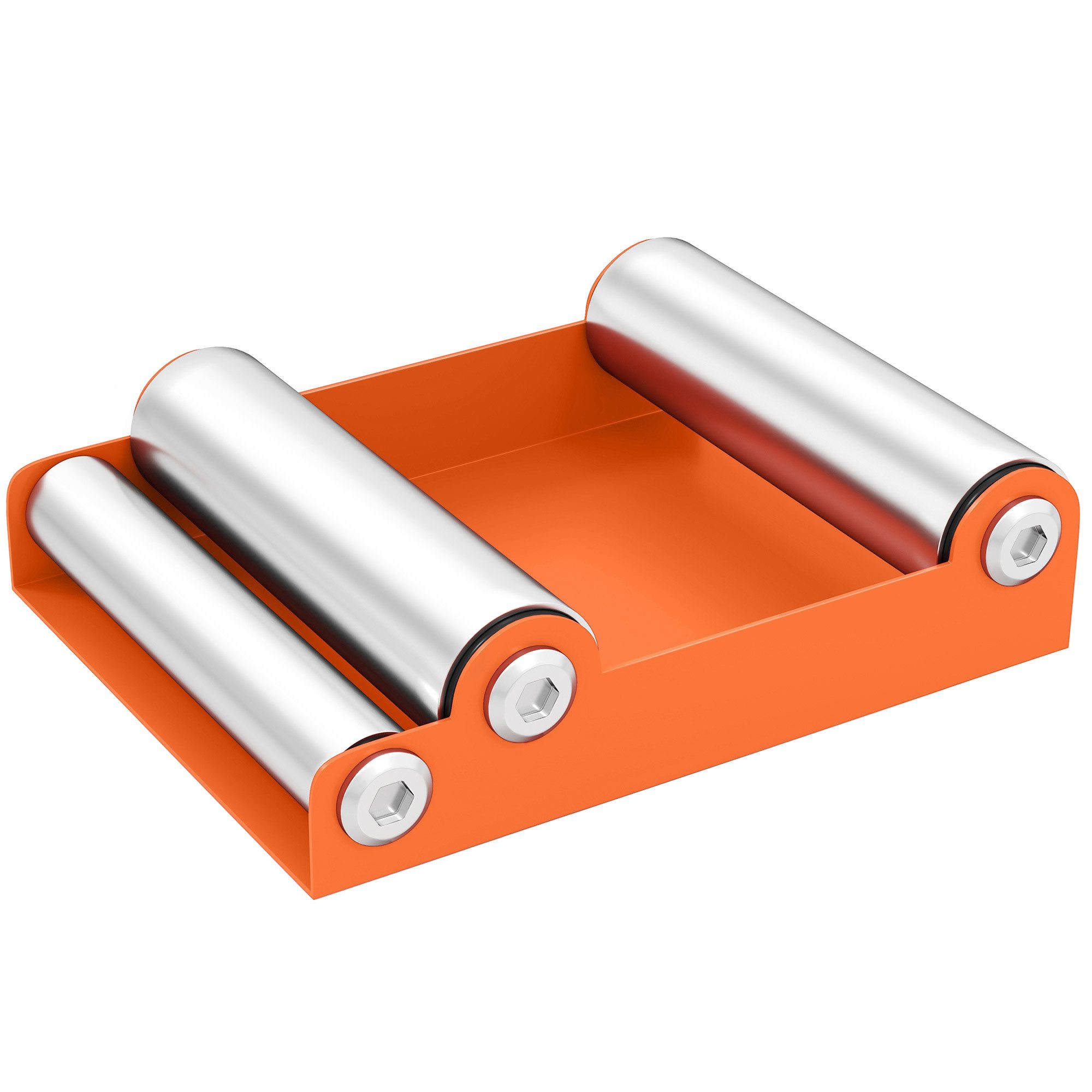 HOMCOM Fahrrad-Montageständer für Reifenreinigung & Kettenschmierung (Rollenständer, 1-tlg., Reinigungsständer), GRoller Fahrrad <485 lb & Reifenbreite <180 mm Orange