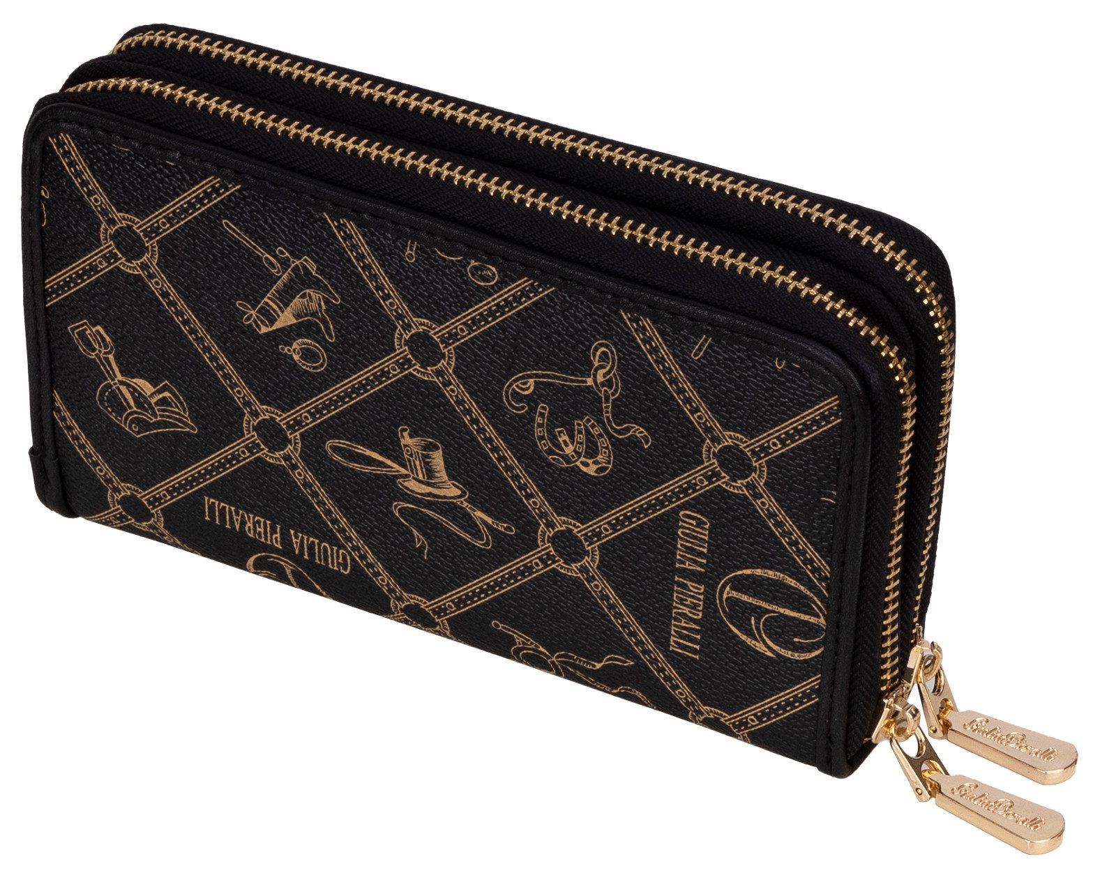 Giulia Pieralli Geldbörse Giulia Pieralli Damen Geldbörse Geldbeutel Brieftasche Portmonee XXL, Damen Geldbörse klappbar mit Reißverschluss Portemonnaie Geldbeu – Bild 5 von 5