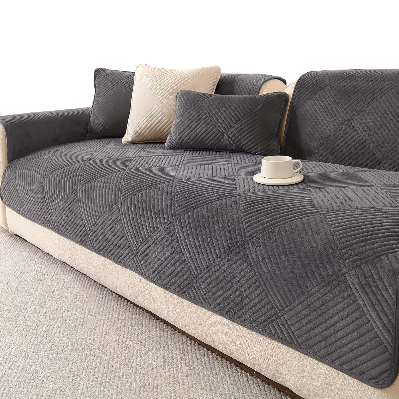 Minicloss Sofabezug 1 2 3 4 Sitzer Sofabezüge Couch Überzug L Form Ecksofa günstig online kaufen