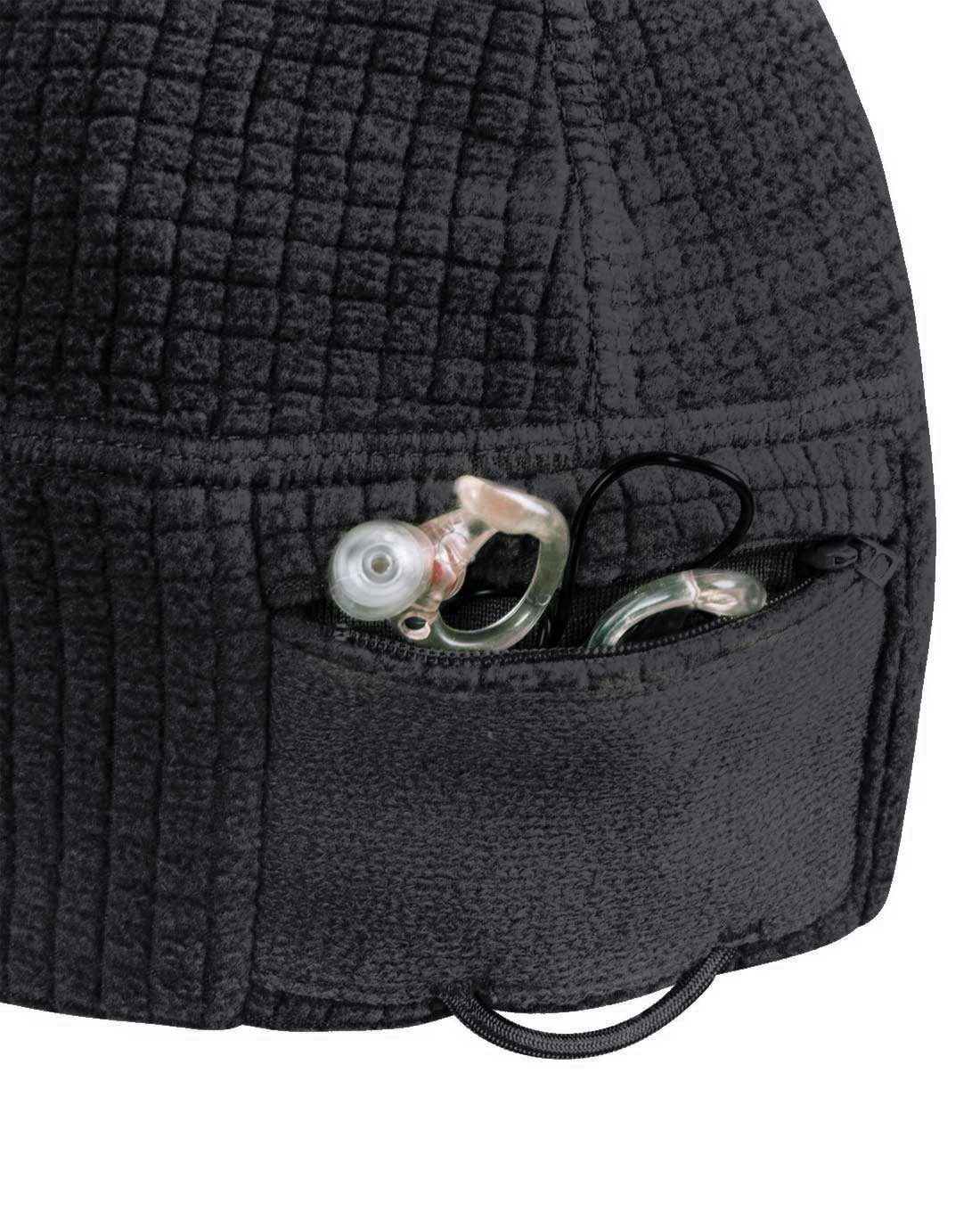 Helikon-Tex Strickmütze Range Beanie - Grid Fleece - Black