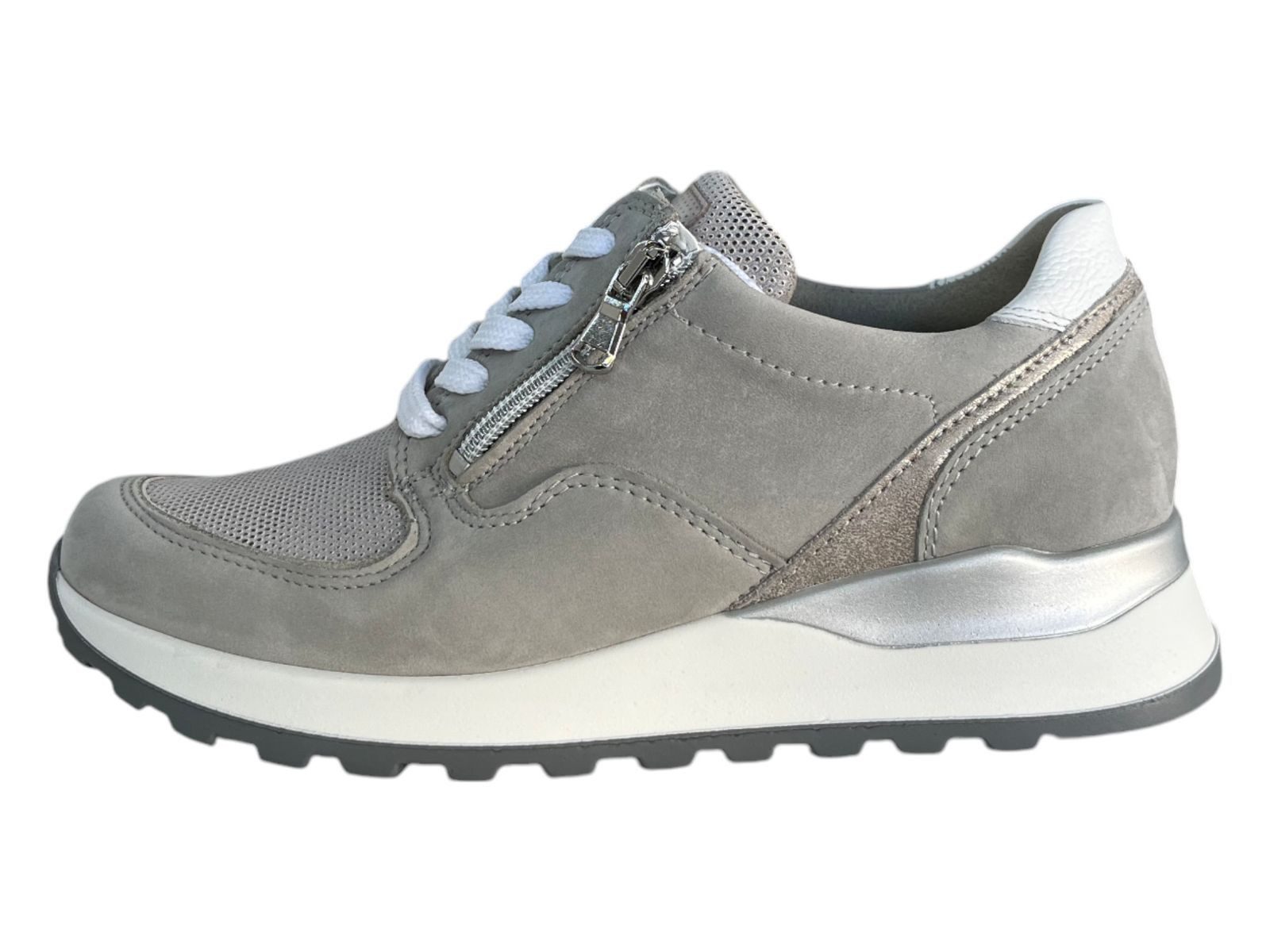 Waldläufer Damen Sneaker HIROKO 364H15-405-070 stein weiß Sneaker