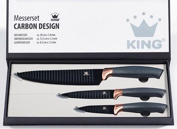 KING Messer-Set Carbon Design (Set, 3-tlg)