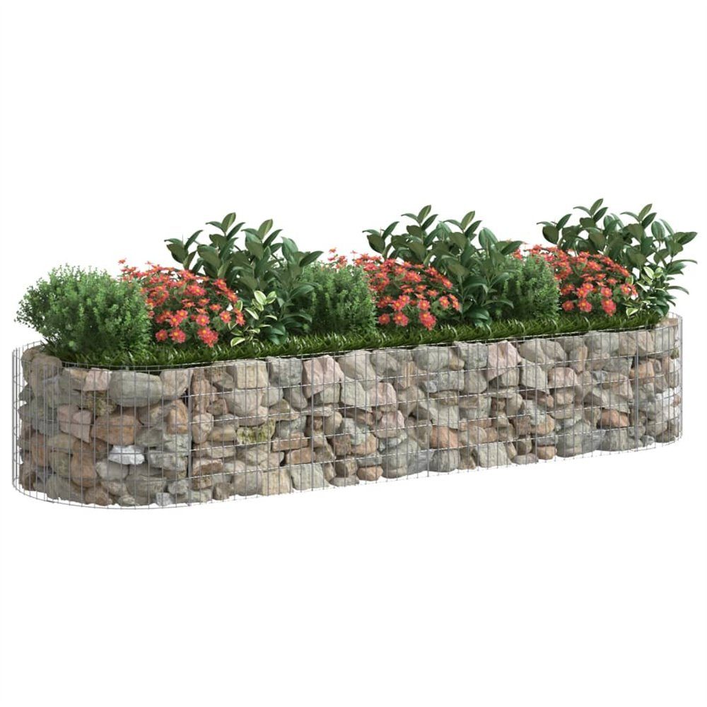 Hochbeet Gabionen-Hochbeet aus verzinktem Eisen 300 x 100 x 50 cm