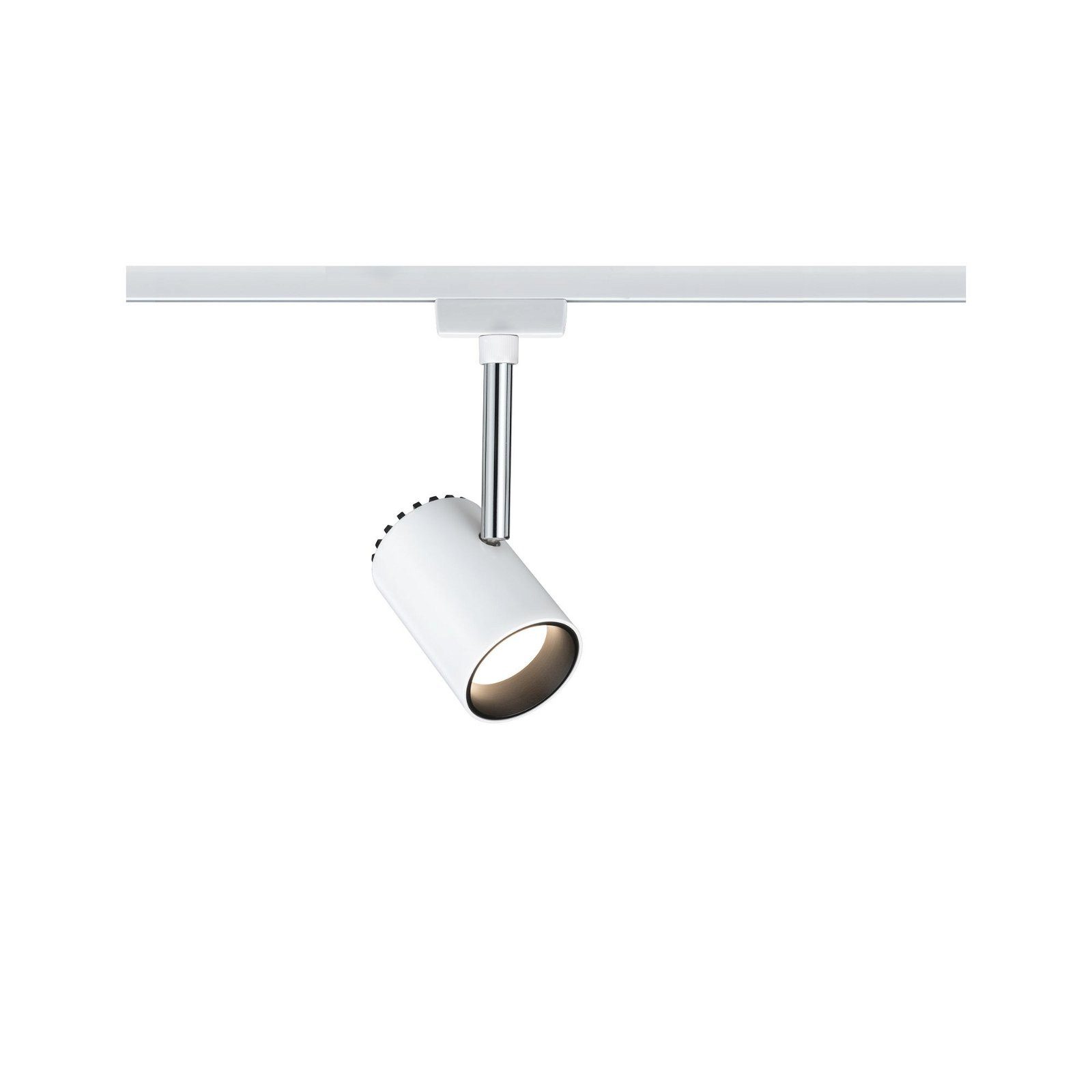 Paulmann Schienensystem-Leuchten URail Schienenspot Shine Einzelspot 225lm 4,9W 2700K 230V Chrom matt, (1-tlg)
