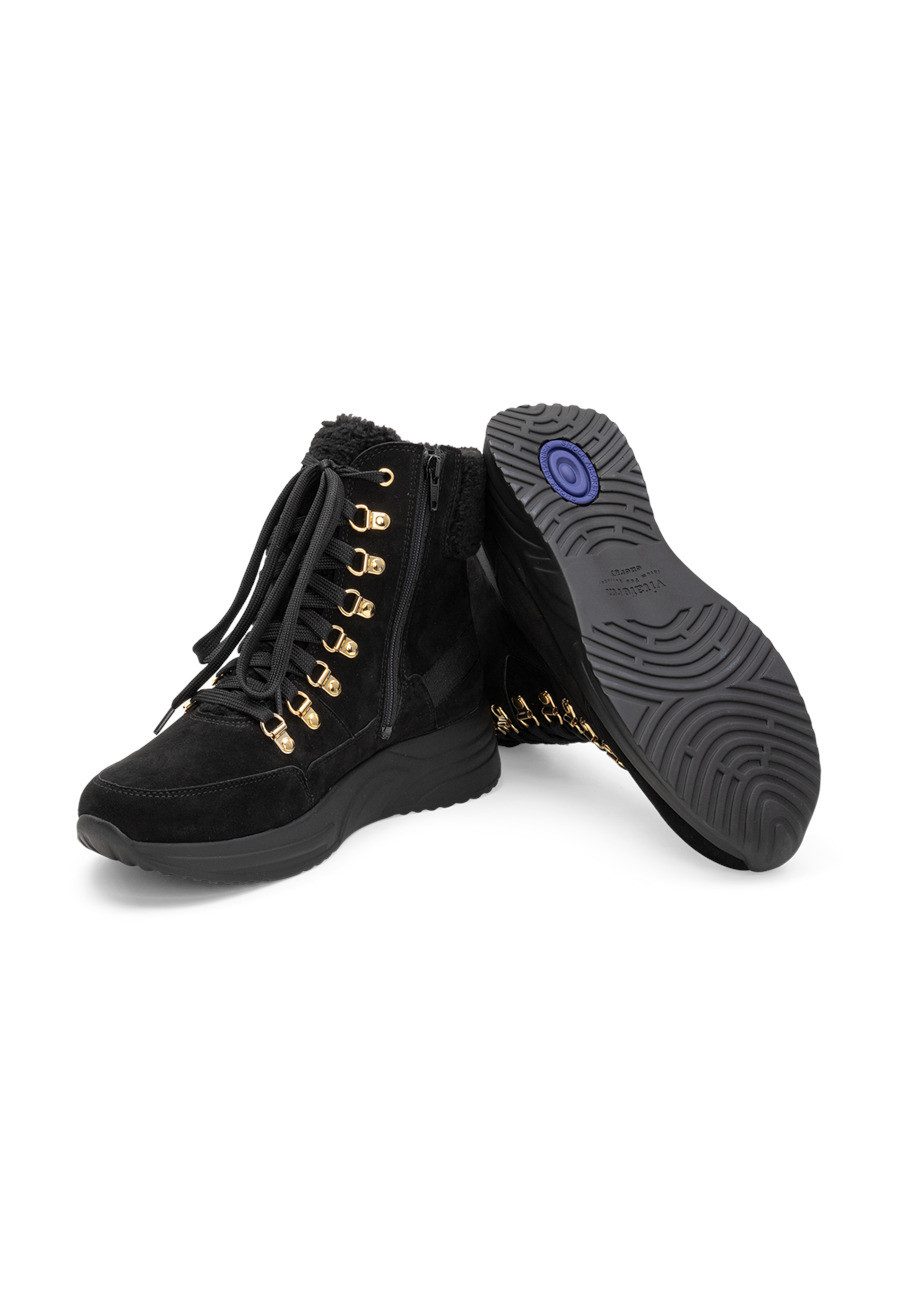 vitaform Damen Stiefeletten Samtziegenleder Stiefelette