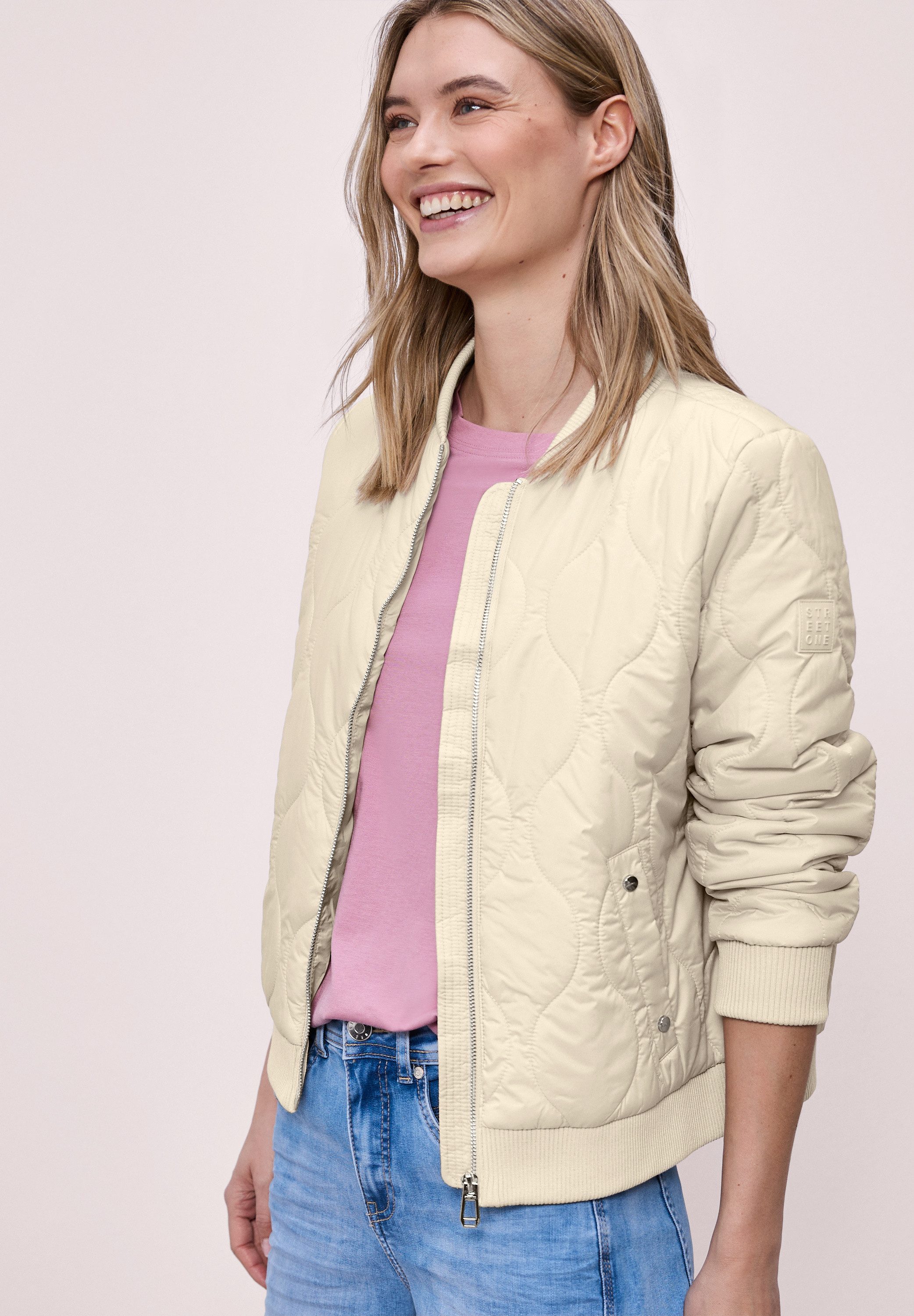 STREET ONE Kurzjacke mit Rundhalsausschnitt