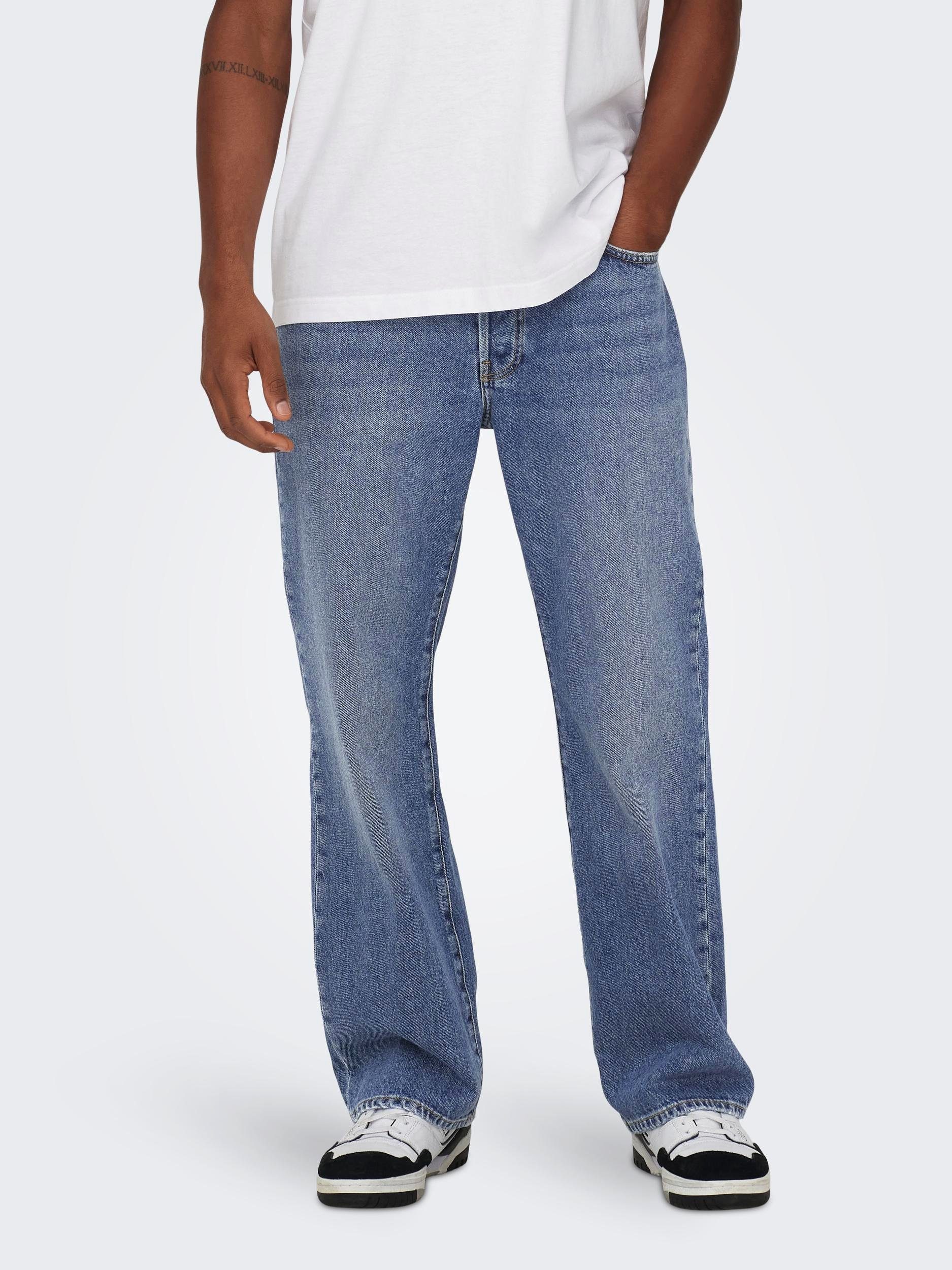 ONLY & SONS Loose-fit-Jeans ONSFADE LOOSE günstig online kaufen