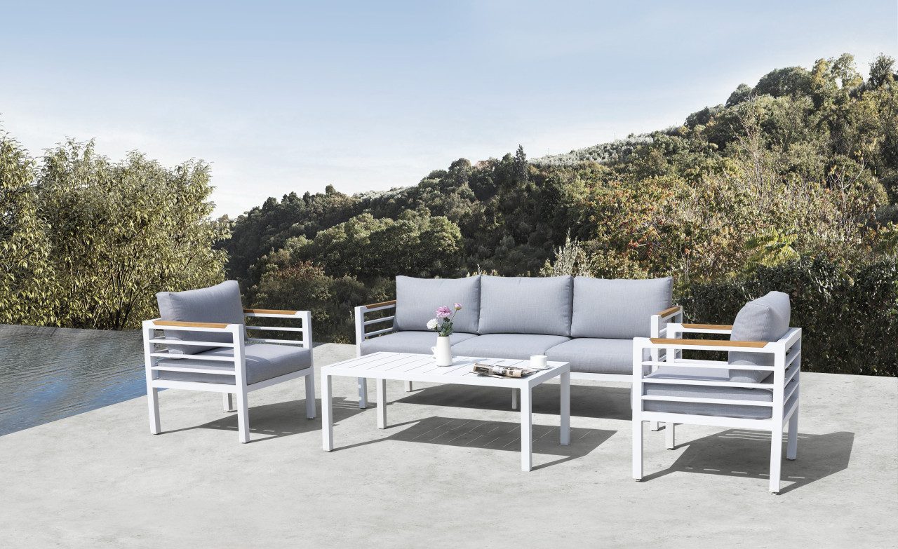 Primaster Gartenlounge-Set Primaster Gartenmöbel-Set Kreta, Witterungsbeständig
