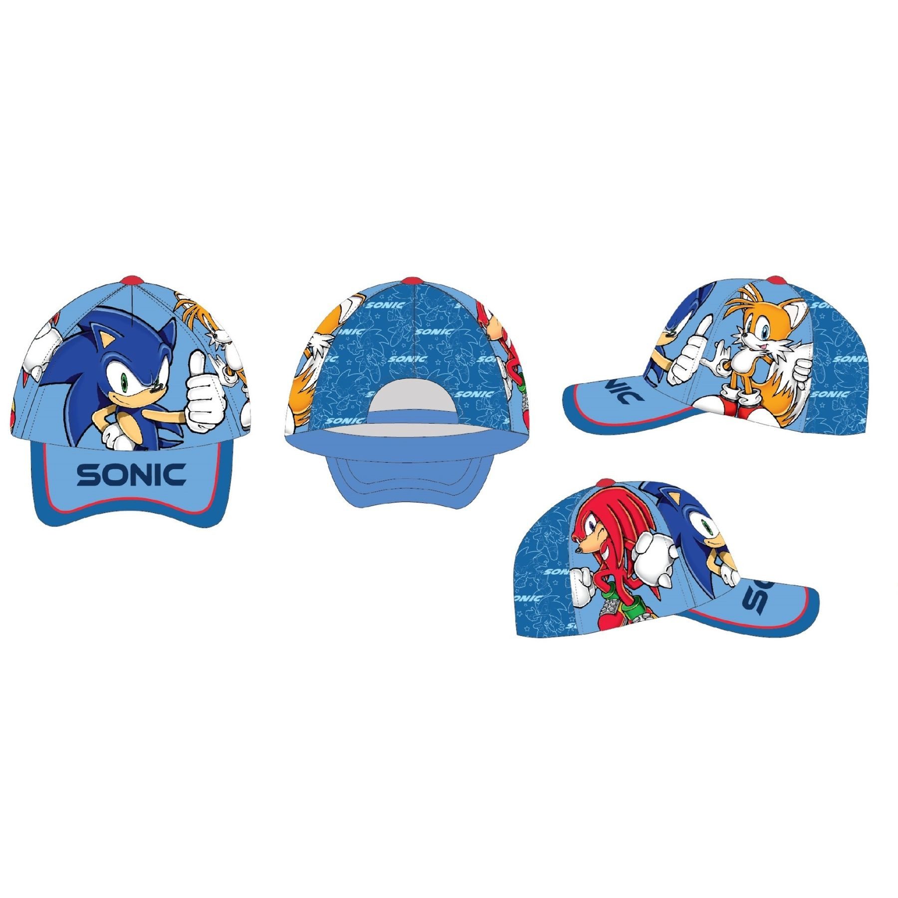 Sonic The Hedgehog Baseball Cap UV-Schutz Cap – Sonnenmütze & Freizeitkappe für Kinder – Bild 4 von 4