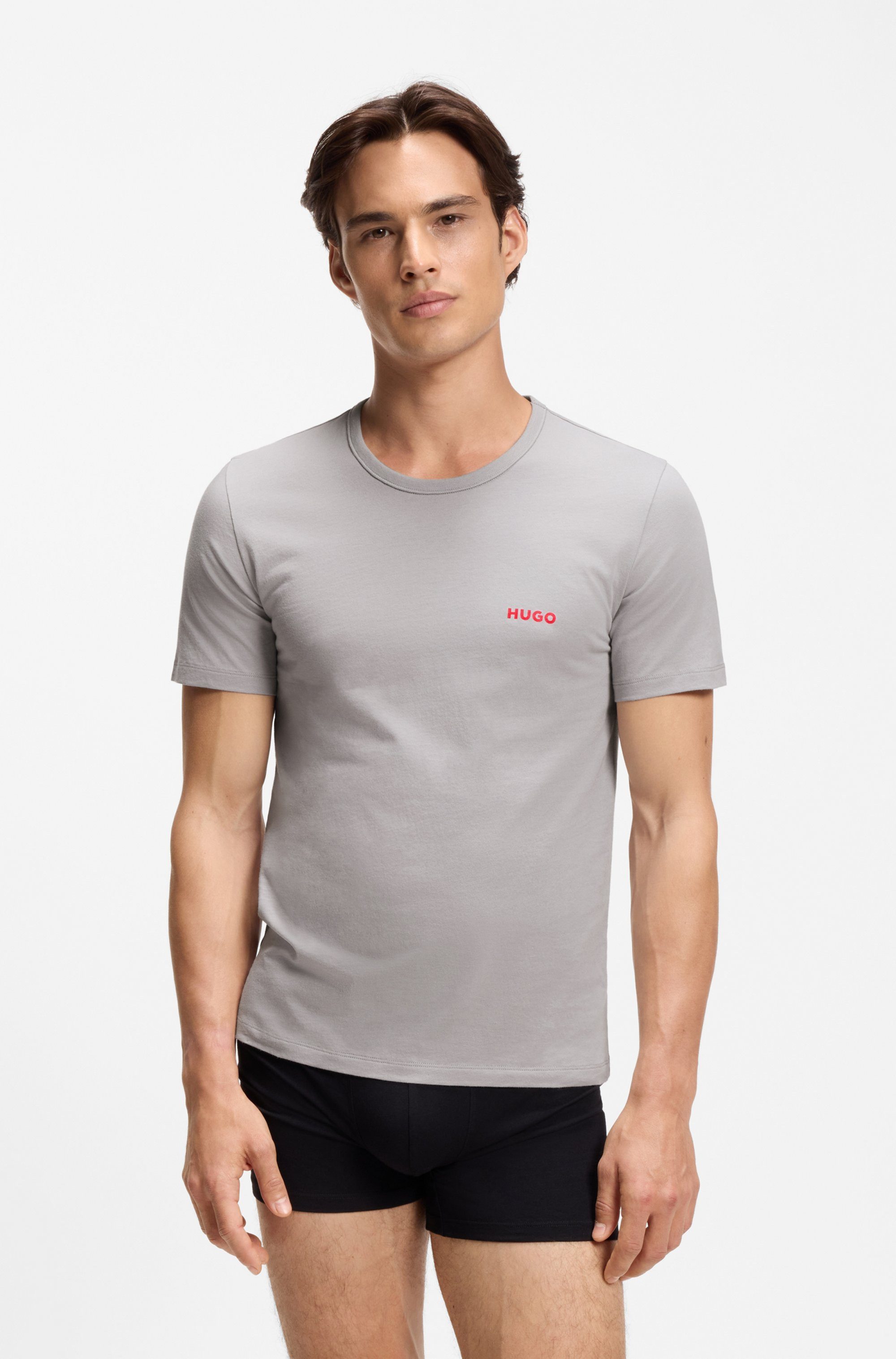 HUGO T-Shirt RN TRIPL (Packung, 3-tlg) mit Rundhalsausschnitt
