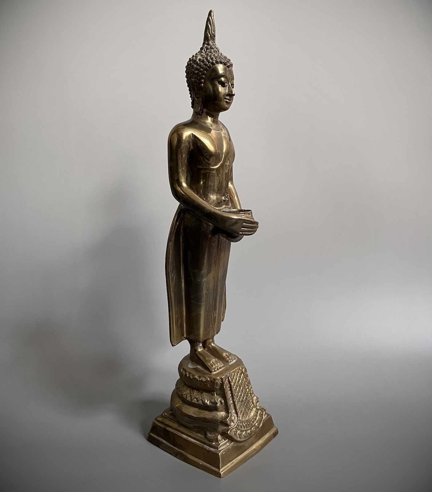 Asien LifeStyle Buddhafigur Wochentags Buddha Bronze aus Figur 'Mittwoch'