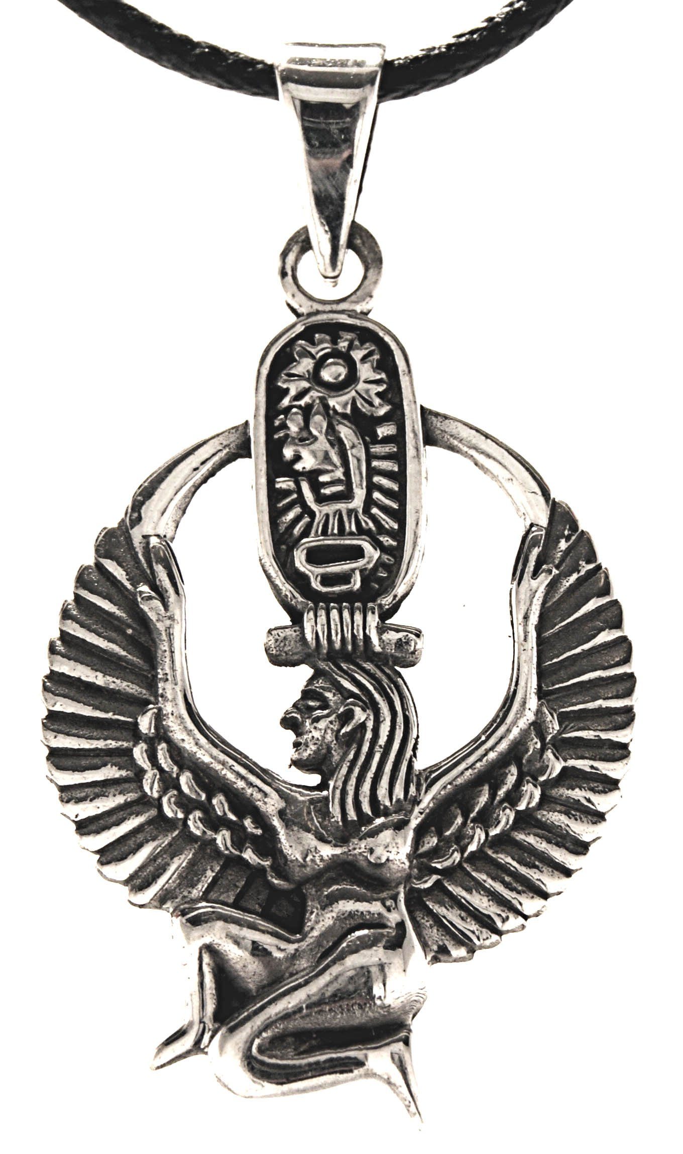 Kiss of Leather Kettenanhänger Anhänger Isis aus 925 Sterling Silber Ägypten Osiris Mythologie Magie