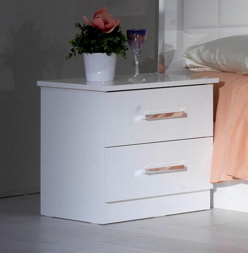 6 JVmoebel Modern Luxus Schlafzimmer-Set Bett Kommode tlg.Schlafzimmer Nachttisch Set Design