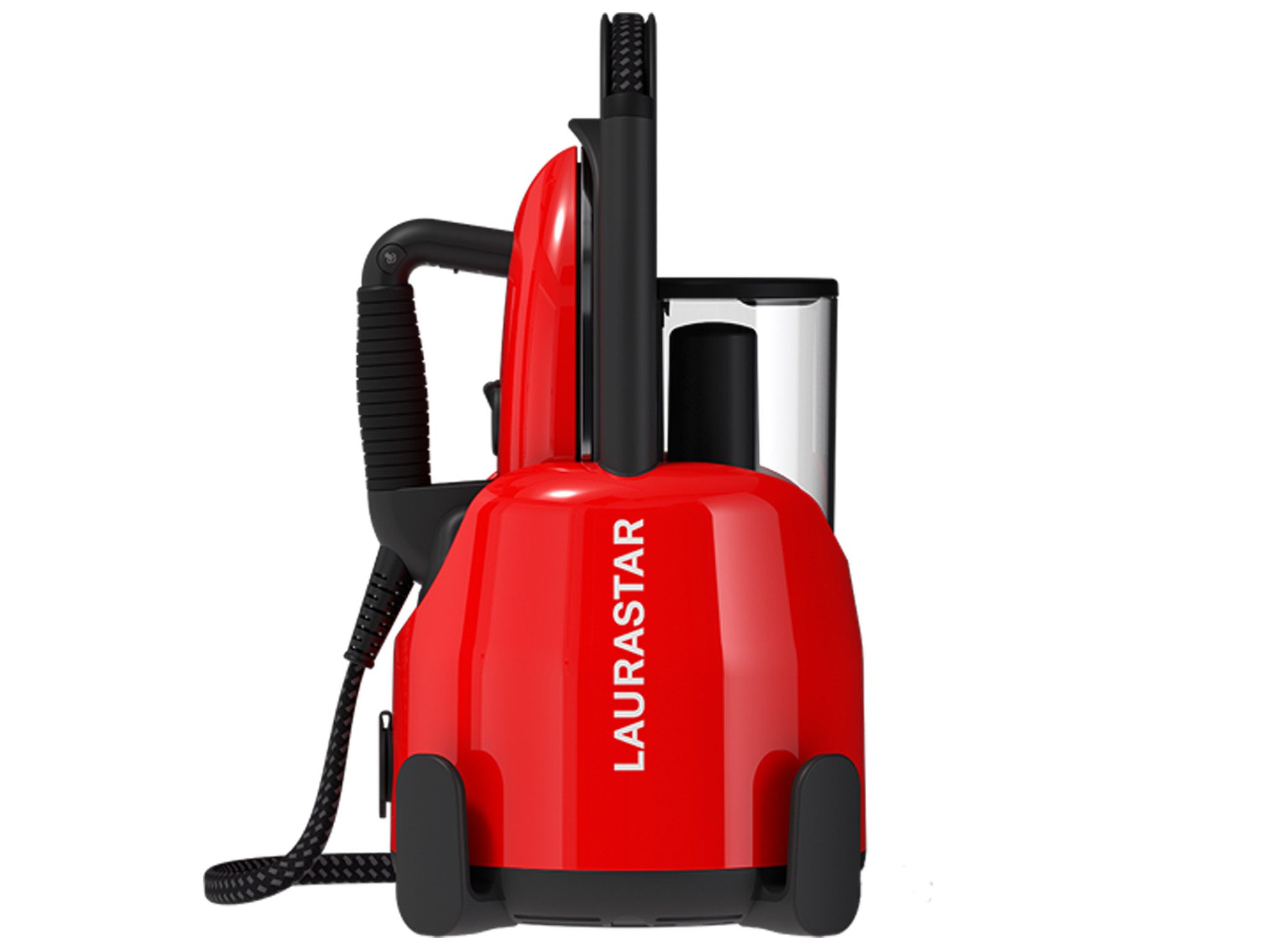 LAURASTAR Dampfbügelstation Lift Original Red, 1100 ml Wassertank