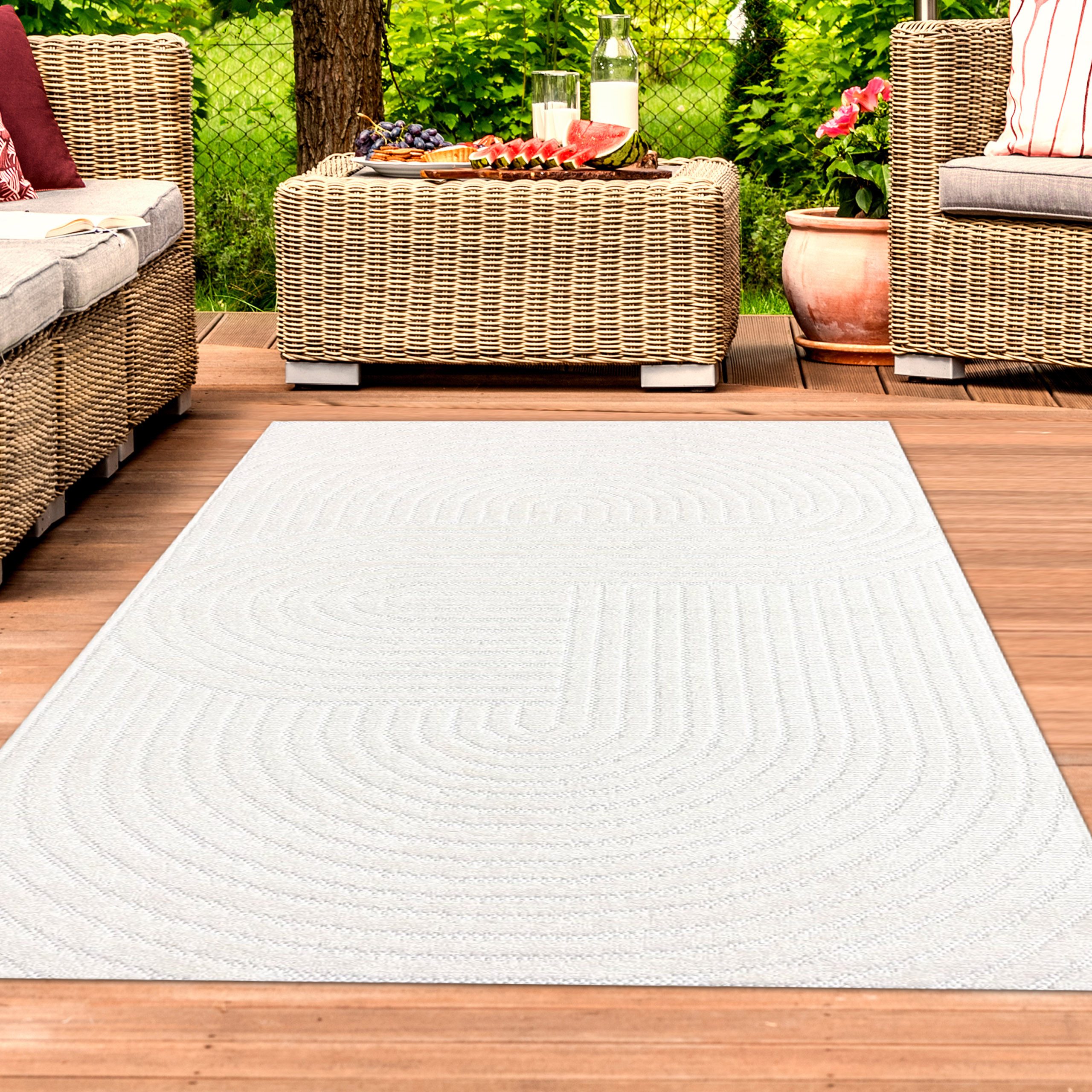 TeppichHome24 Outdoorteppich, Rechteckig, Höhe: 5 mm