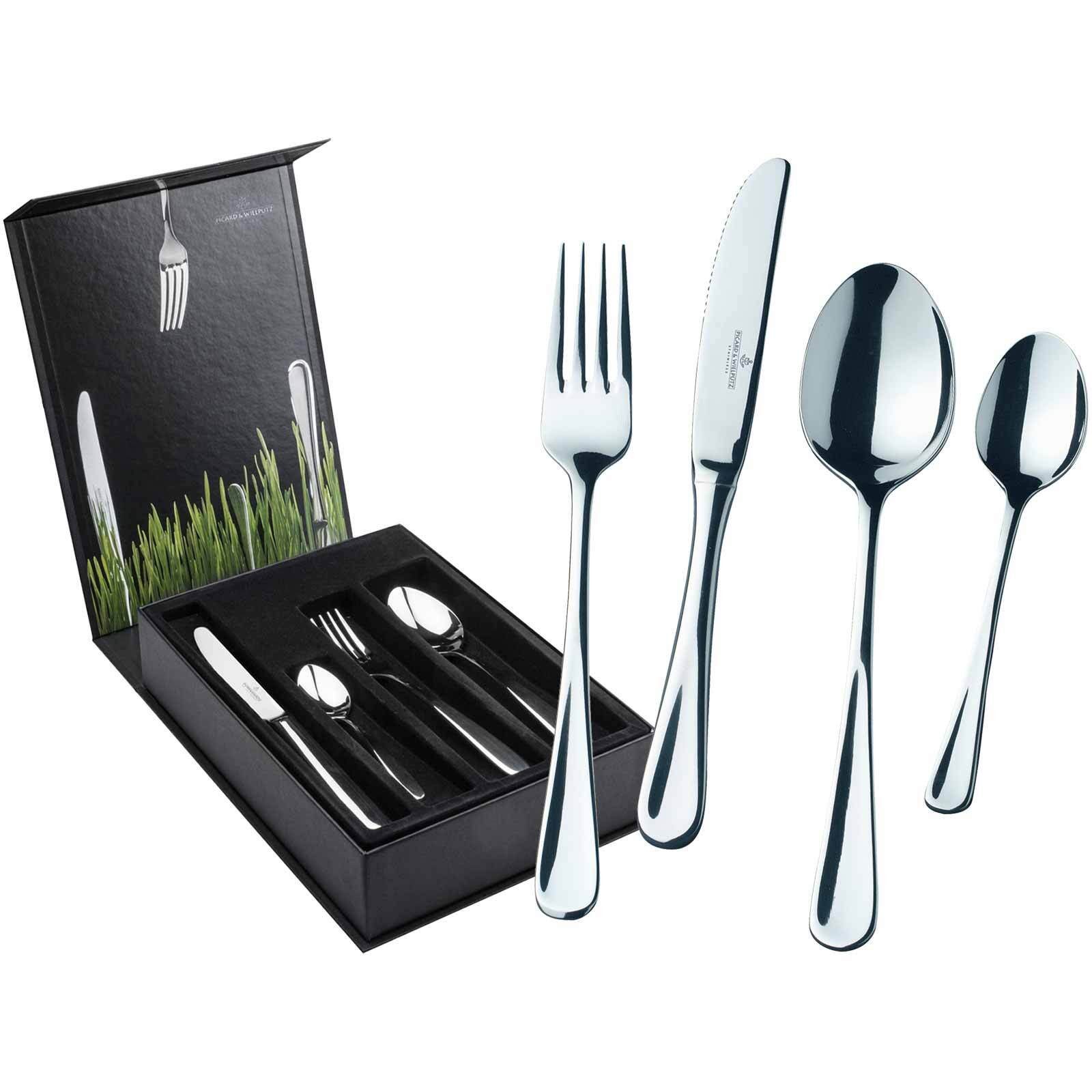Picard & Wielpütz Solingen Besteck-Set Casino Tafelbesteck inkl. Besteckbox 24er Set (24-tlg), Metall, Spülmaschinengeeignet