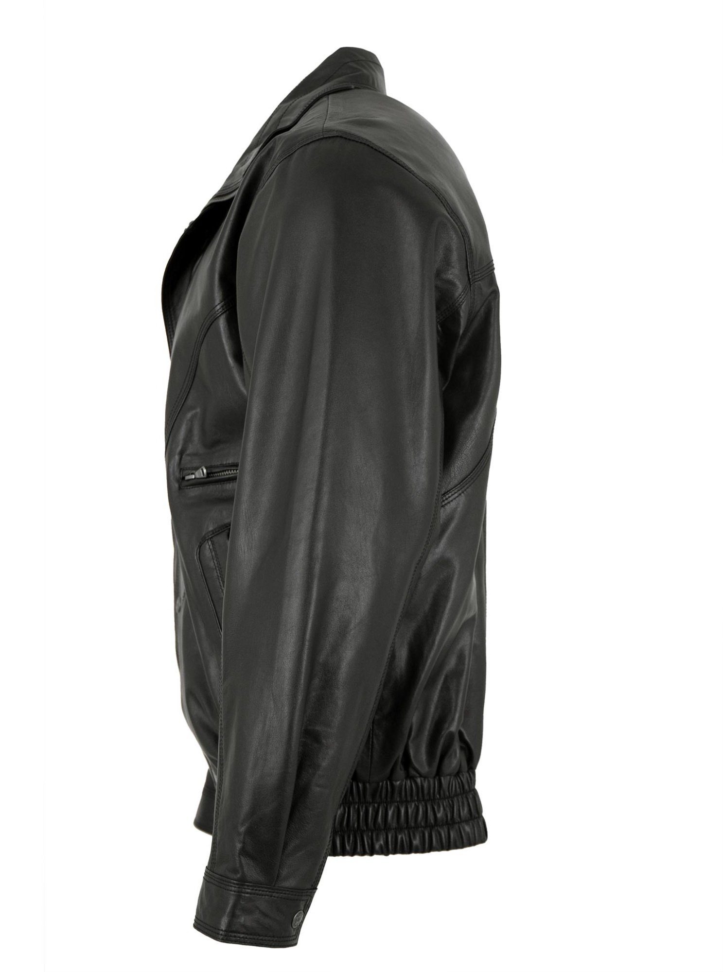 Maddox Lederjacke Holdo MADDOX - Herren Lederjacke Blouson Lammnappa schwar günstig online kaufen