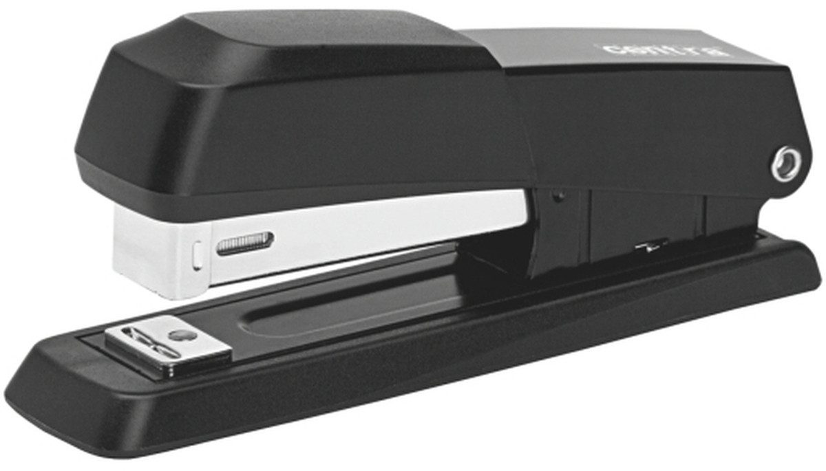 Centra Heftgerät Heftgerät HSM Metall Half Strip 20 Blatt schwarz (20 Stück)