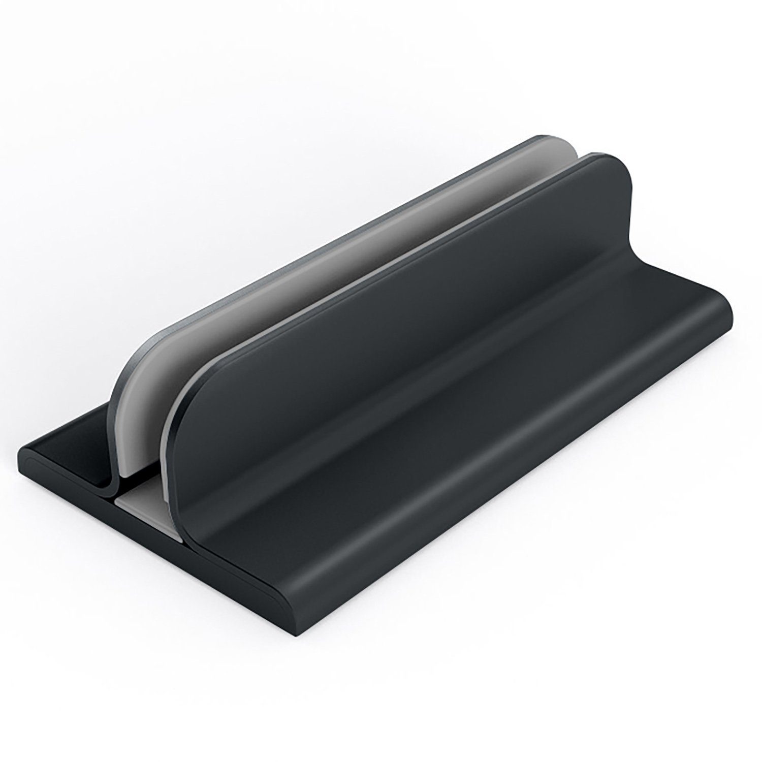 SLABO Laptop-Ständer Notebookhalterung Laptopständer für MacBook, Air, Mac Book Pro, alle Notebooks, Laptops, Tablets "Aluminium" - SCHWARZ, BLACK