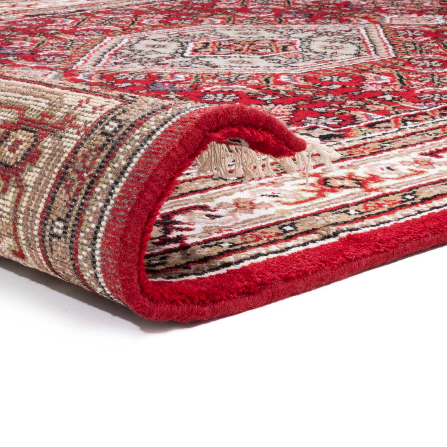 Orientteppich Orientteppich - Bidjar Höhe: morgenland, handgeknüpft - rechteckig, 18 mm, - Rot Bombay - Indus läufer