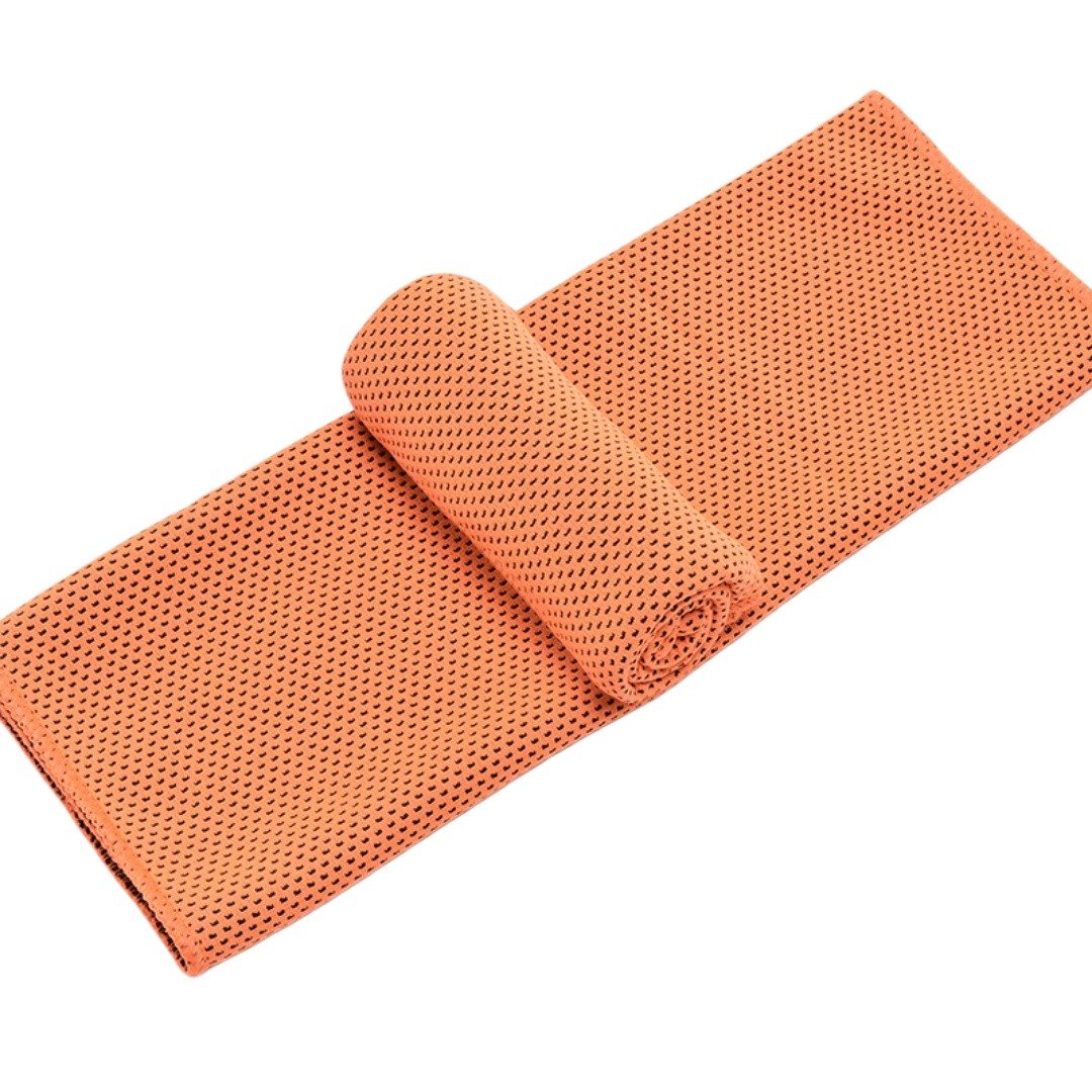 nsihing Sporthandtuch Kühltuch Kühlhandtuch, Sofortige Relief Eiskalt Kühlen Handtuch, (Atmungsaktives Mesh Schweißsaugfähig Cooling Towel Für Sport Fitness Gym, 1-St), Mikrofaser Handtuch Eistuch Abkühltuch Schweißtuch