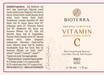 BIOTERRA Gesichtspflege Bio Vitamin C Serum 30ml Vegan Naturkosmetik Nachhaltig, 1-tlg.