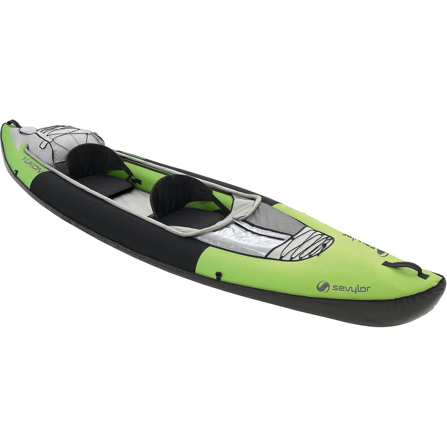 Sevylor Ruderboot Kajak - Yukon KCC380 (grün/schwarz, 382x98cm), inkl. Tragetasche