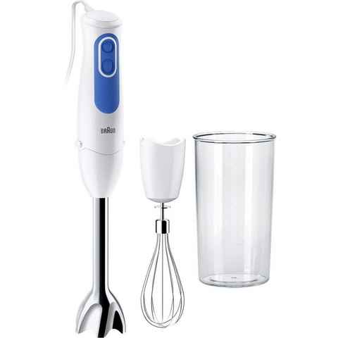 Braun Stabmixer MQ 3005 Cream MultiQuick 3, 700 W, mit Schneebesen und 600 ml Mixbecher