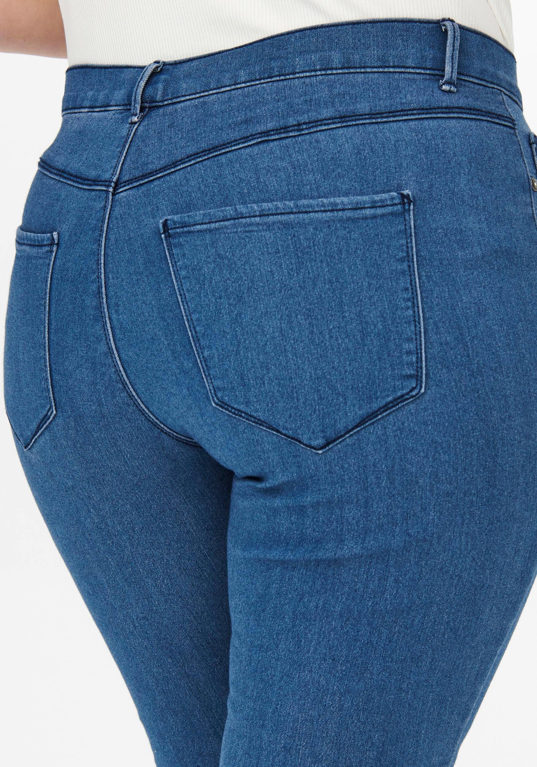 ONLY CARMAKOMA Skinny-fit-Jeans CARTHUNDER REG PUSH UP SK DNM