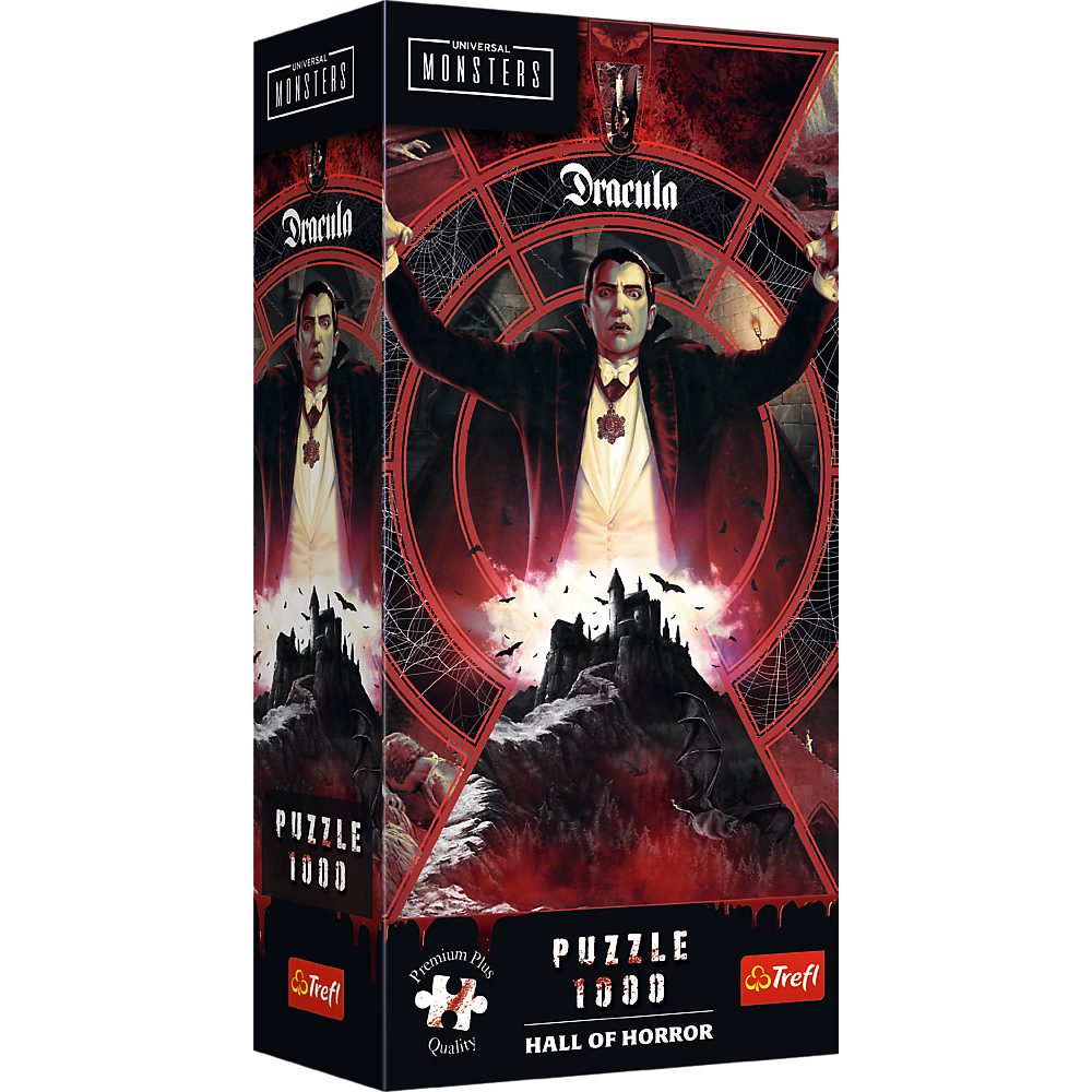 Trefl Puzzle Trefl, Hall of Horror, Dracula, 1000 Teile Puzzle, 1000 Puzzleteile