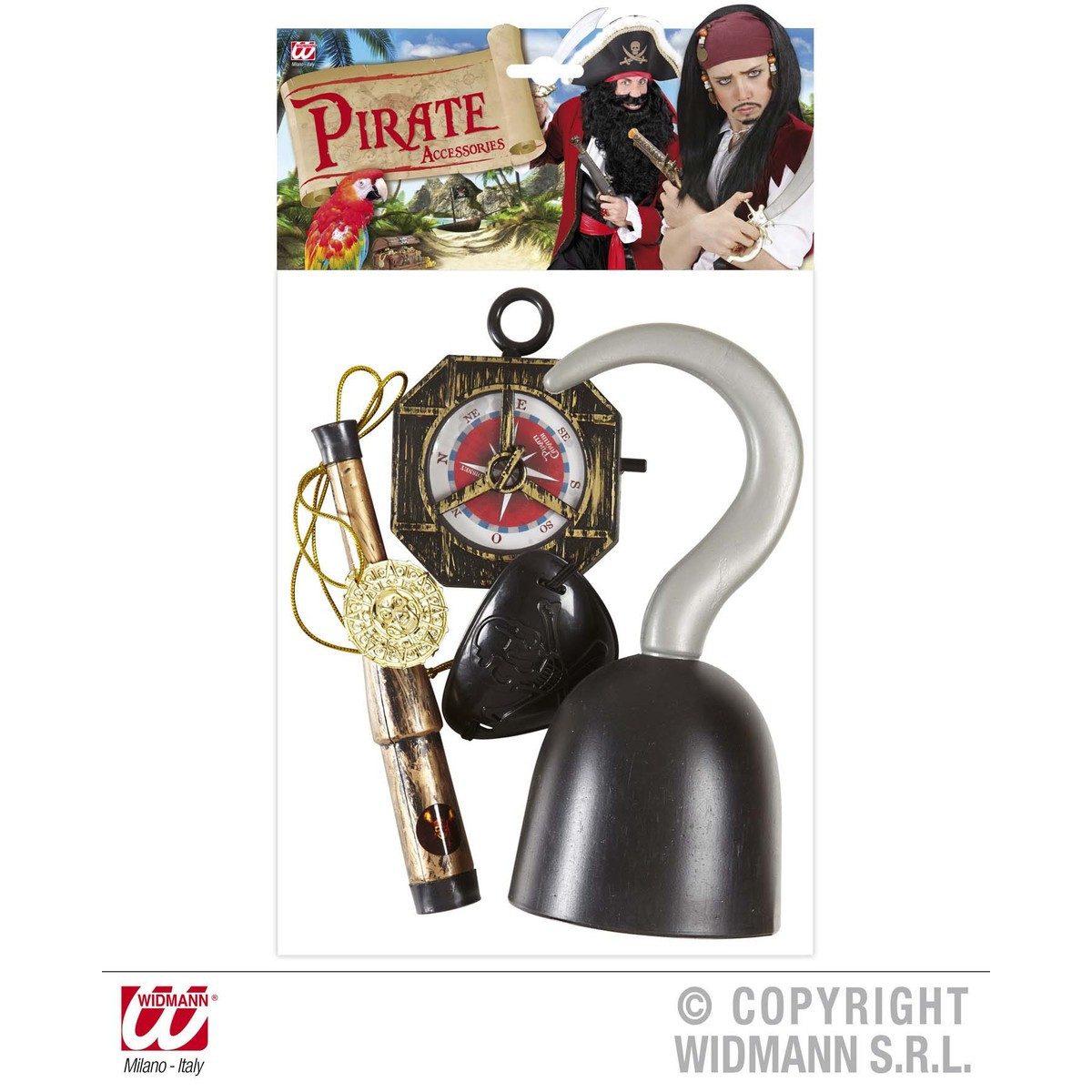 Widmann S.r.l. Kostüm WIDMANN Accessoire Set Pirat