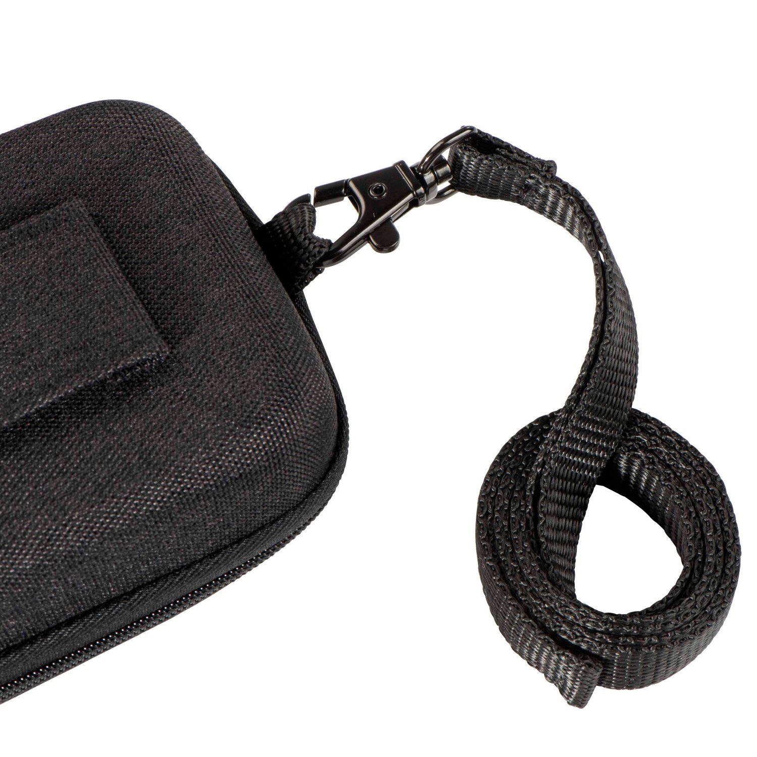 Hama Kameratasche Hardcase Ambato 60M Kamera-Tasche Schwarz, Schutz-Hülle Cover Foto-Etui Camera-Bag Gürtelschlaufe Digital-Kamera