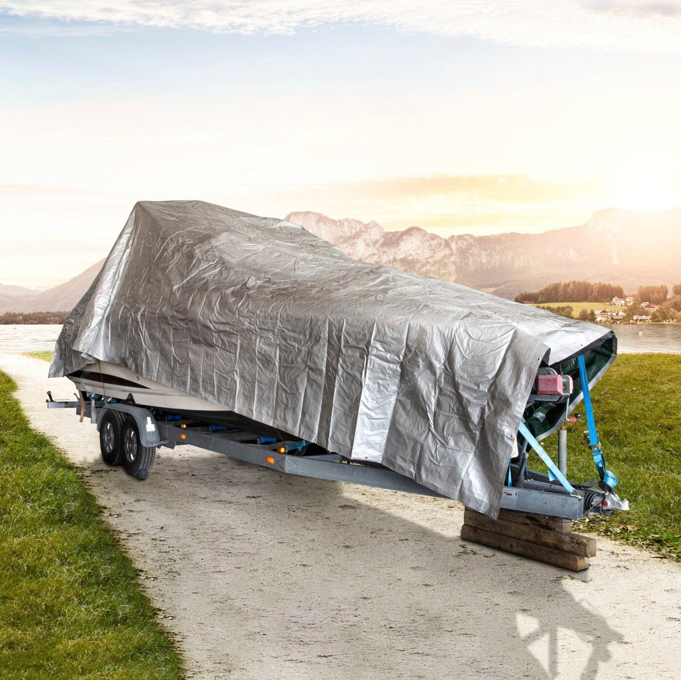 Windhager Schutzplane GEOTEX, LxB: 4x3 m, zur Abdeckung von Anhängern oder günstig online kaufen