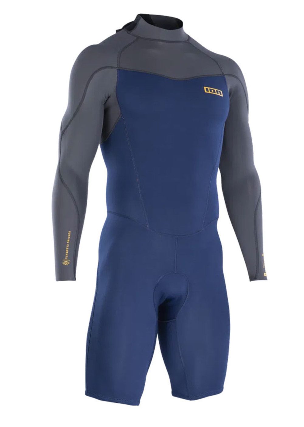 ION Neoprenanzug ION ELEMENT 2/2 LS BACK ZIP Shorty 2024 indigo dawn